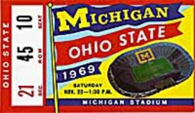 Sample ticket: 1969 (Photo: Bentley Historical Library)