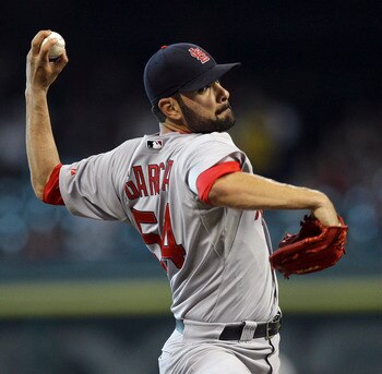 HOUSTON - JUNE 08:  Pitcher Jaime Garcia #54 of the St. Louis Cardinals throws against the Houston Astros at Minute Maid Park on June 8, 2011 in Houston, Texas.  (Photo by Bob Levey/Getty Images)