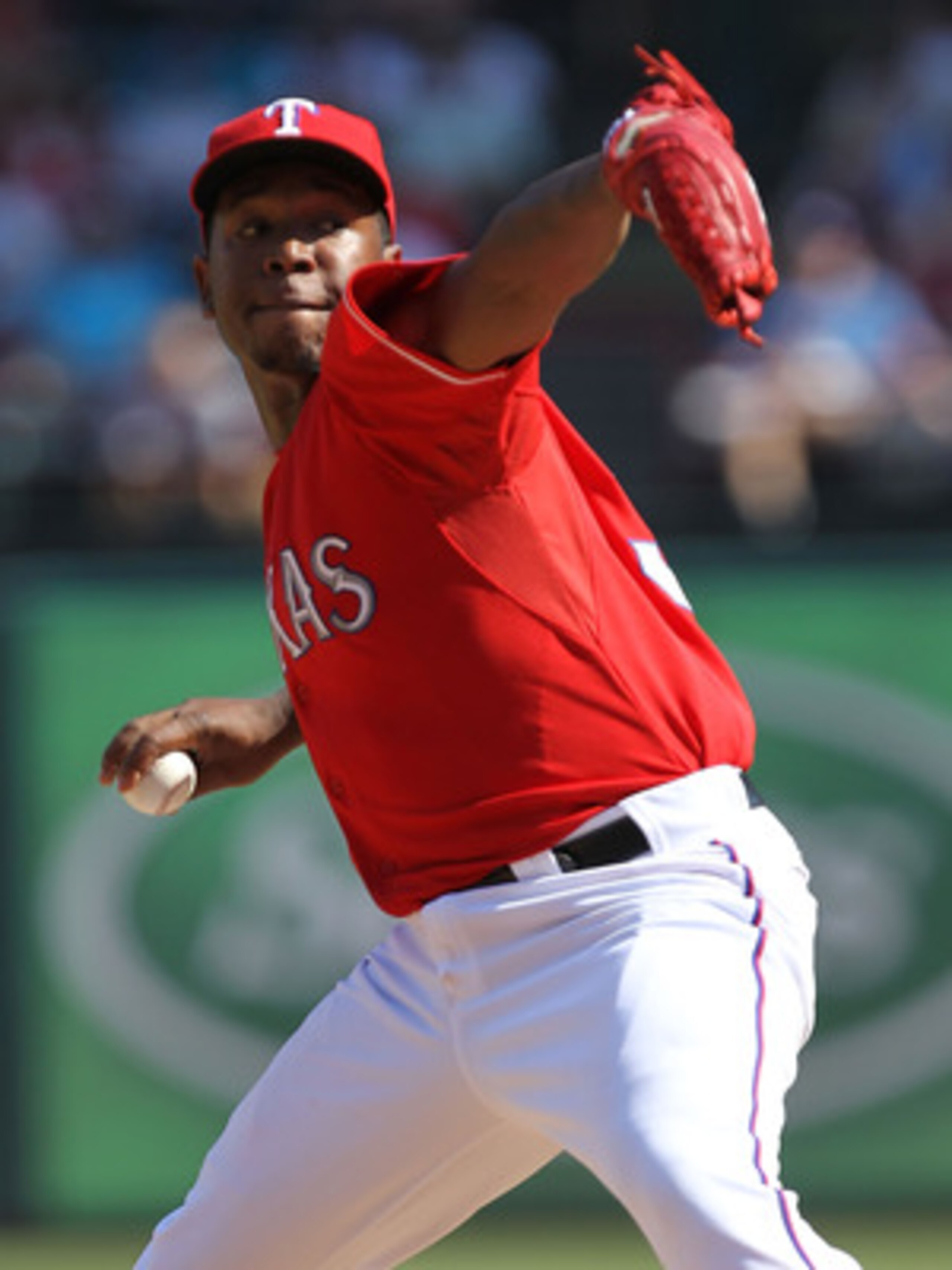 ARLINGTON, TX - MAY 29:  Neftali Feliz #30 of the Texas Rangers at Rangers Ballpark in Arlington on May 29, 2011 in Arlington, Texas.  (Photo by Ronald Martinez/Getty Images)