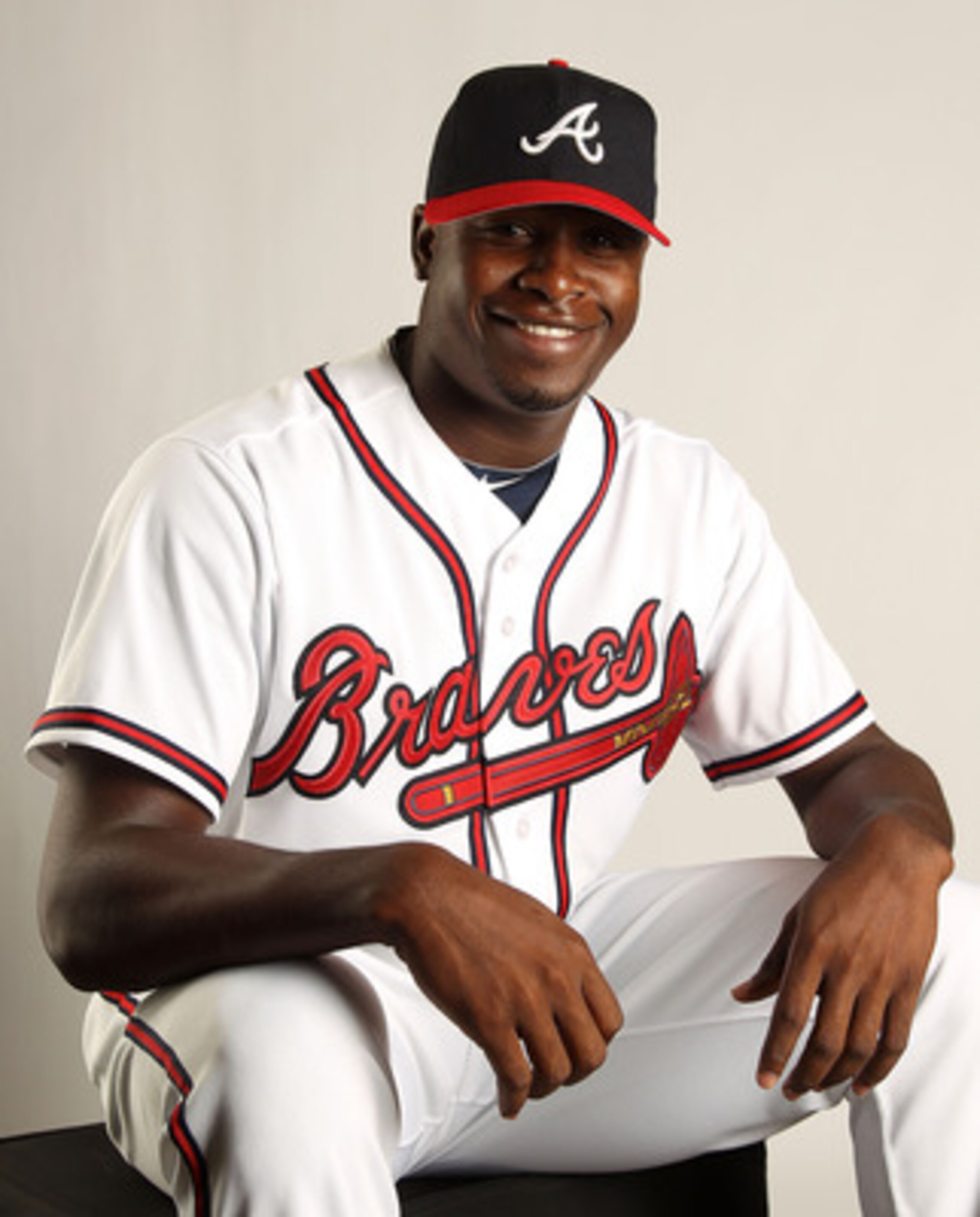 LAKE BUENA VISTA, FL - FEBRUARY 21: Arodys Vizcaino #70 of the Atlanta Braves during Photo Day at  Champion Stadium at ESPN Wide World of Sports of Complex on February 21, 2011 in Lake Buena Vista, Florida. (Photo by Mike Ehrmann/Getty Images)