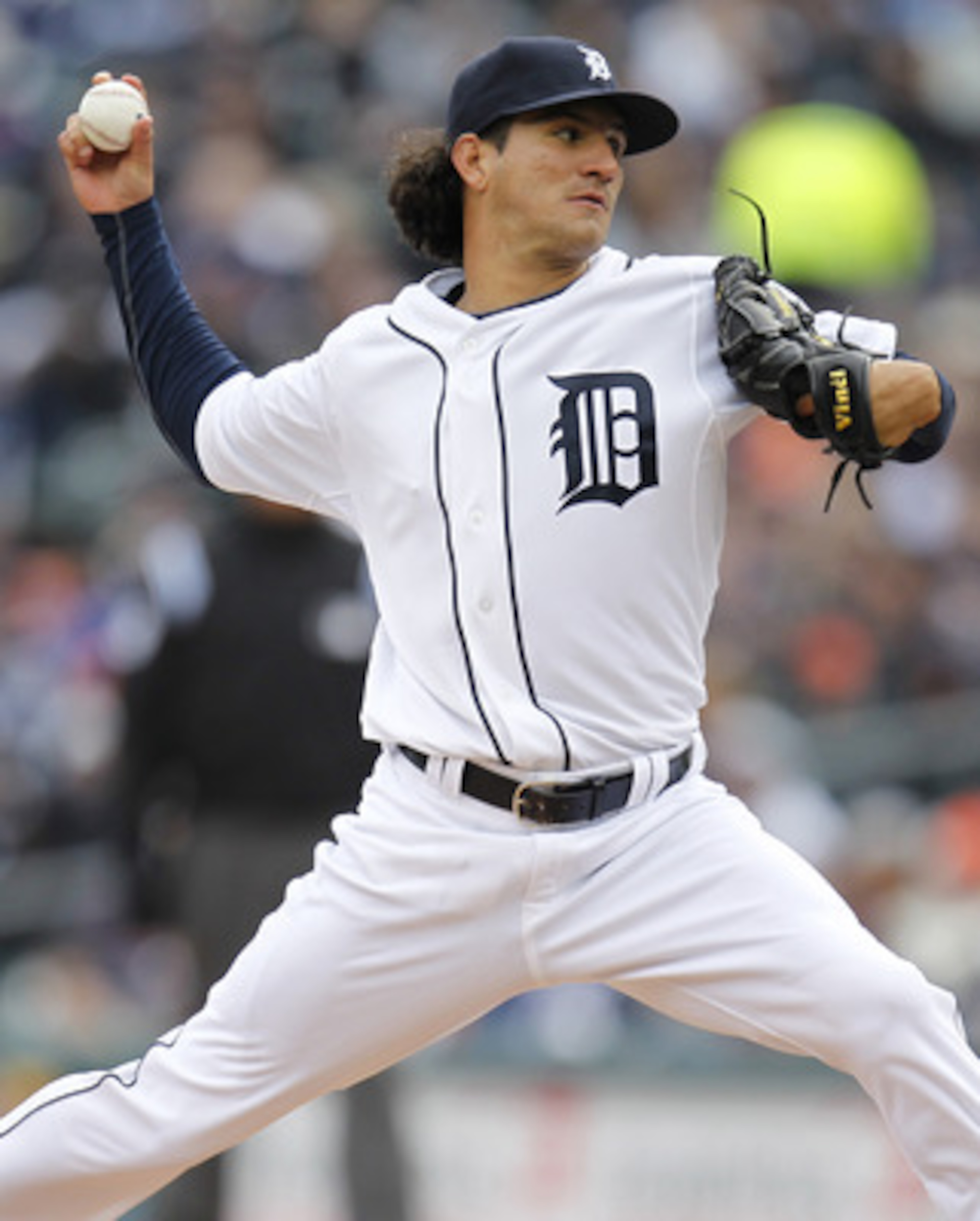 DETROIT, MI - APRIL 08:  Brayan Villarreal #60 of the Detroit Tigers throws a pitch while playing the Kansas City Royals at Comerica Park on April 8, 2011 in Detroit, Michigan.  (Photo by Gregory Shamus/Getty Images)