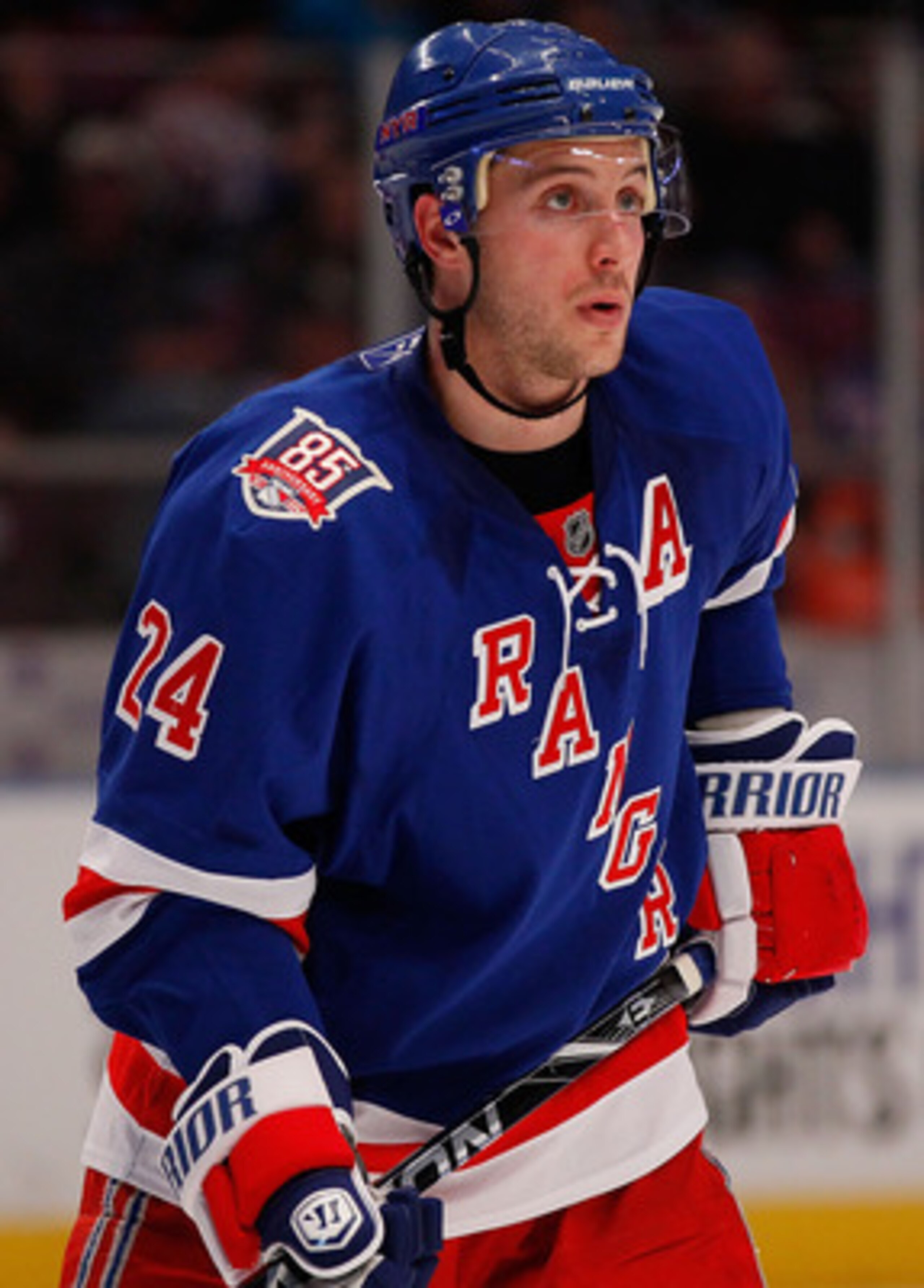 NEW YORK - MARCH 22:  Ryan Callahan #24 of the New York Rangers skates against the Florida Panthers on March 22, 2011 at Madison Square Garden in New York City, New York. Rangers defeated the Islanders 1-0.  (Photo by Mike Stobe/Getty Images)