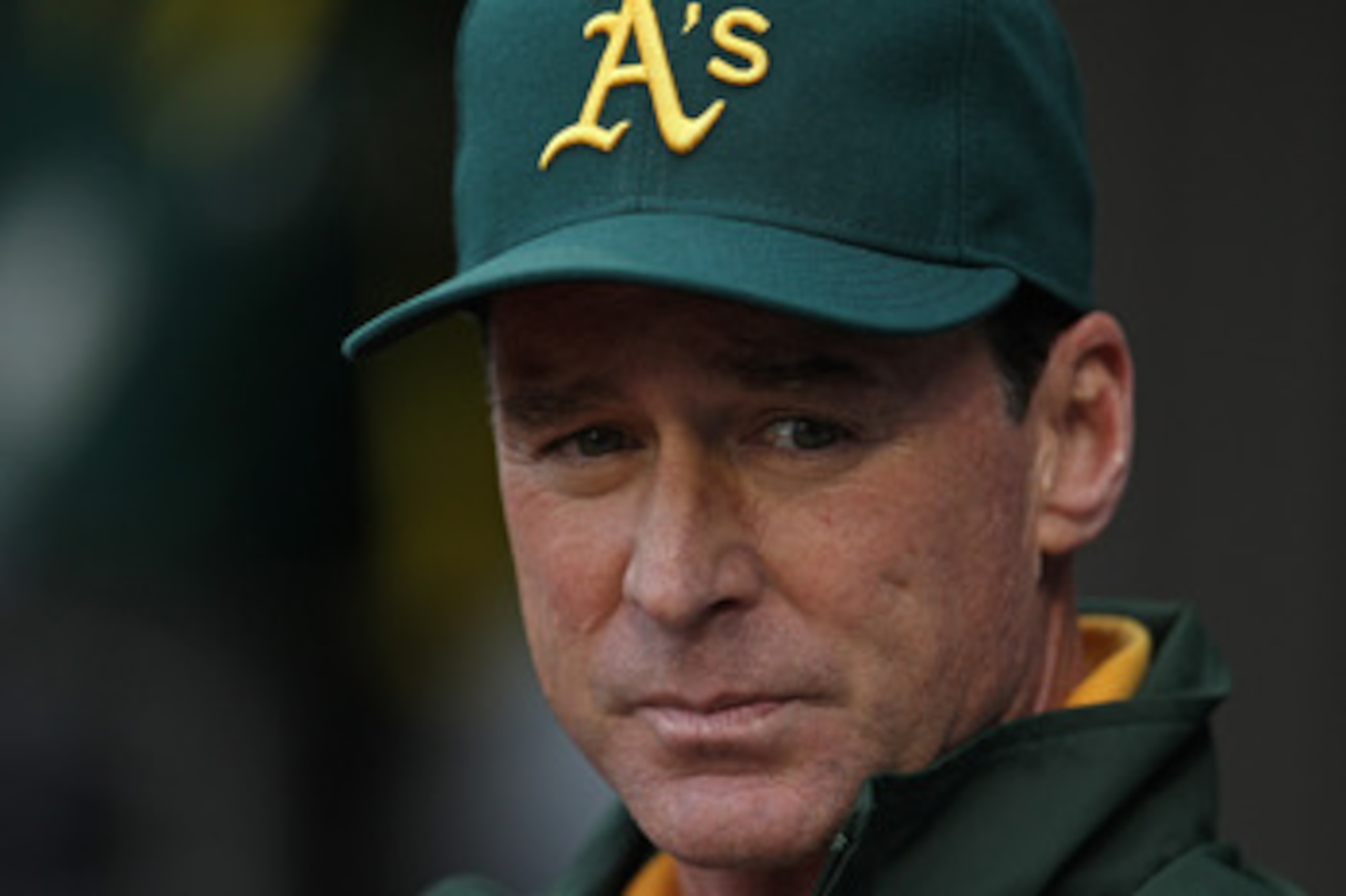CHICAGO, IL - JUNE 09: Bob Melvin #6, today named interim manager of the Oakland Athletics, waits in the dugout for a game against the Chicago White Sox at U.S. Cellular Field on June 9, 2011 in Chicago, Illinois. (Photo by Jonathan Daniel/Getty Images)