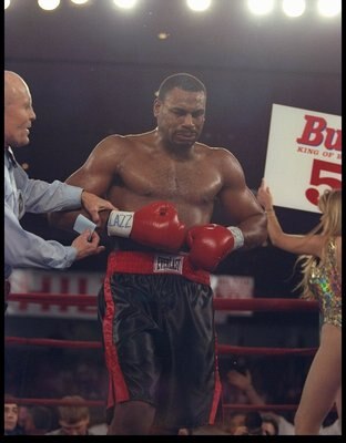 7 Feb 1997: Oliver McCall looks on during a bout against Lennox Lewis at the Las Vegas Hilton in Las Vegas, Nevada. Lewis won the fight. 7 Feb 1997: Oliver McCall looks on during a bout against Lennox Lewis at the Las Vegas Hilton in Las Vegas, Nevada. Lewis won the fight.