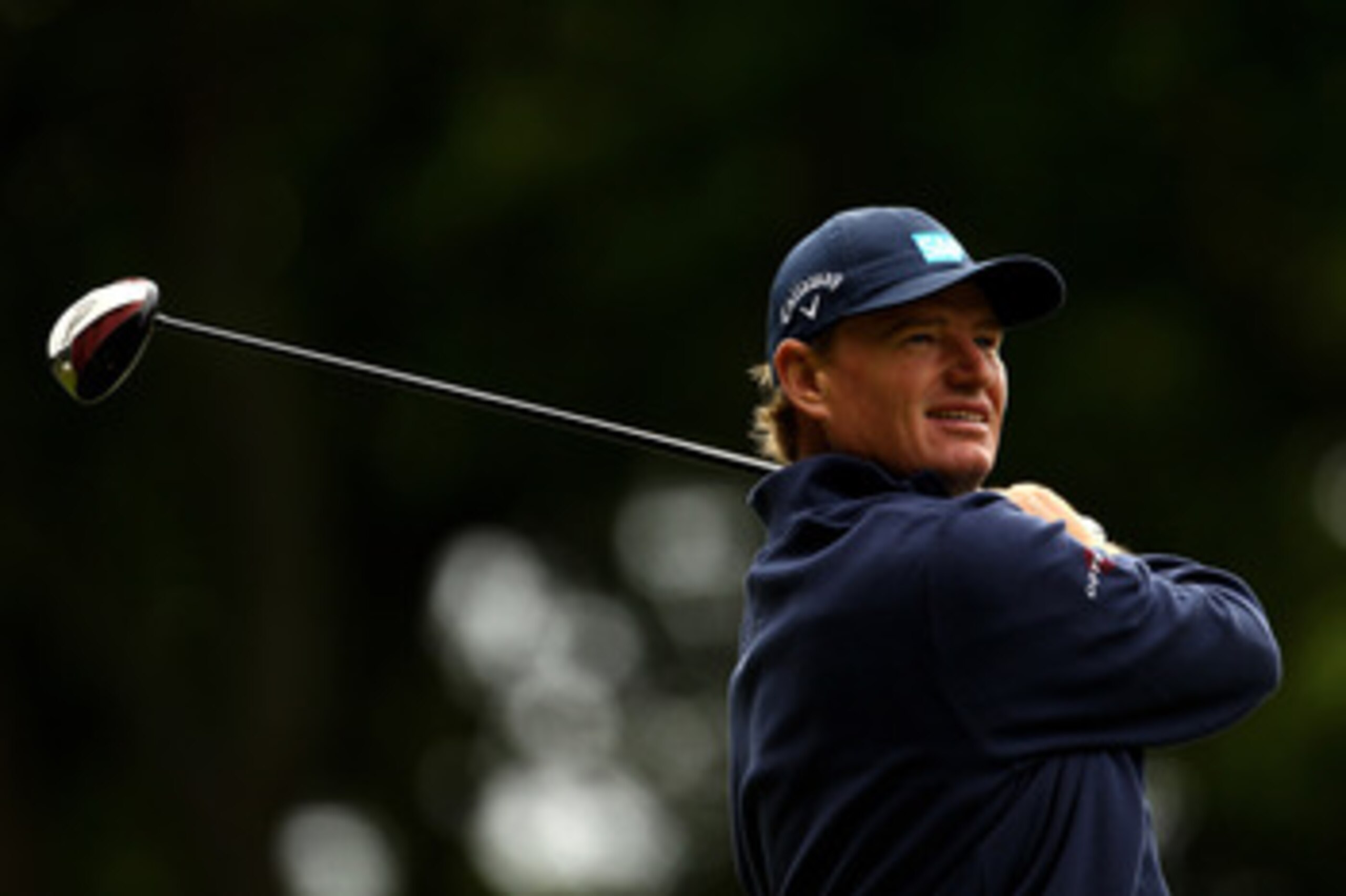VIRGINIA WATER, ENGLAND - MAY 27: Ernie Els of South Africa tees off on the 3rd hole during the second round of the BMW PGA Championship at the Wentworth Club on May 27, 2011 in Virginia Water, England. (Photo by Richard Heathcote/Getty Images) VIRGINIA WATER, ENGLAND - MAY 27: Ernie Els of South Africa tees off on the 3rd hole during the second round of the BMW PGA Championship at the Wentworth Club on May 27, 2011 in Virginia Water, England. (Photo by Richard Heathcote/Getty Images)