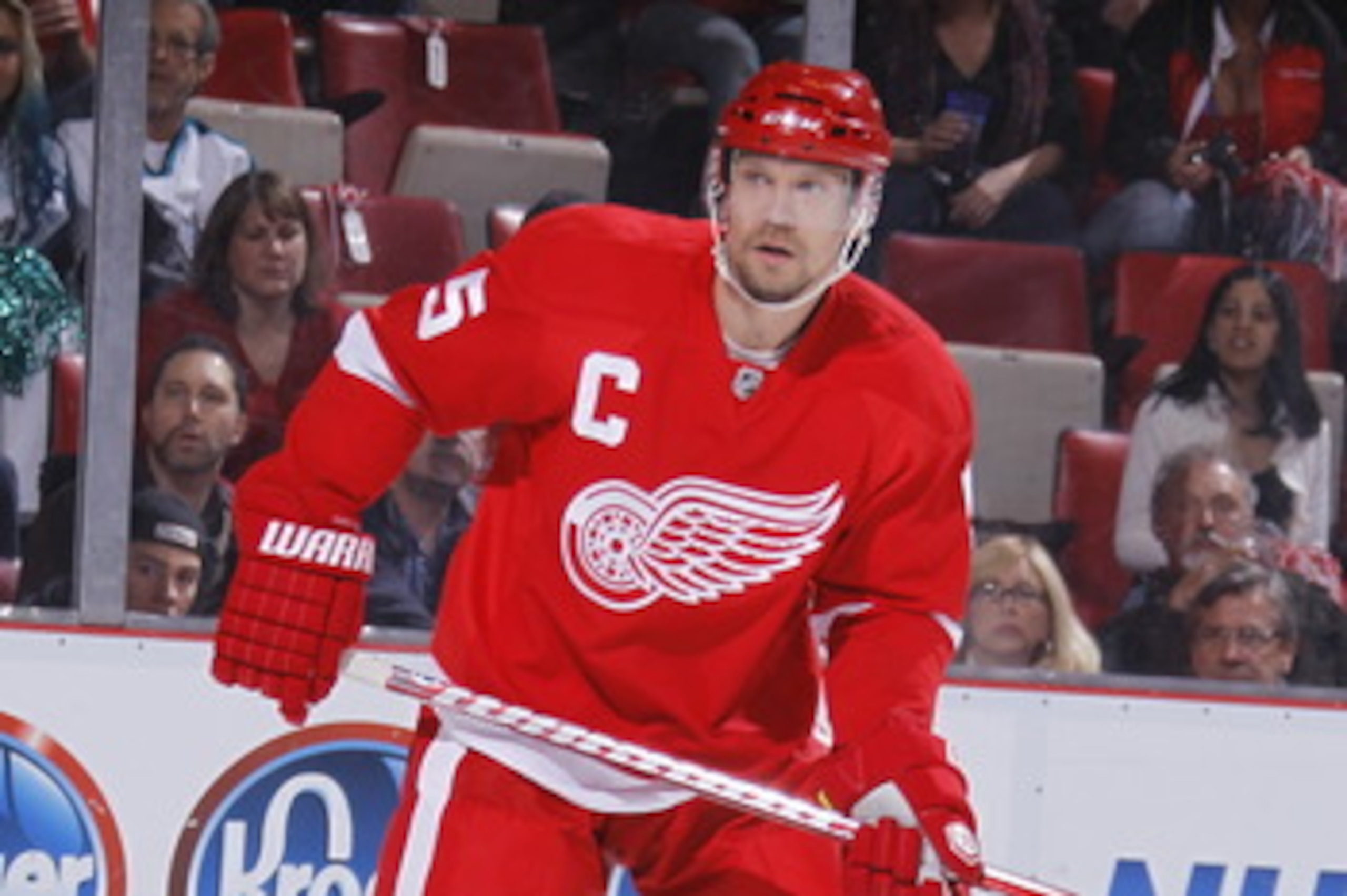 DETROIT - MAY 6: Nicklas Lidstrom #5 of the Detroit Red Wings skates against the San Jose Sharks in Game Four of the Western Conference Semifinals during the 2011 NHL Stanley Cup Playoffs on May 6, 2011 at Joe Louis Arena in Detroit, Michigan. (Photo by G DETROIT - MAY 6: Nicklas Lidstrom #5 of the Detroit Red Wings skates against the San Jose Sharks in Game Four of the Western Conference Semifinals during the 2011 NHL Stanley Cup Playoffs on May 6, 2011 at Joe Louis Arena in Detroit, Michigan. (Photo by G