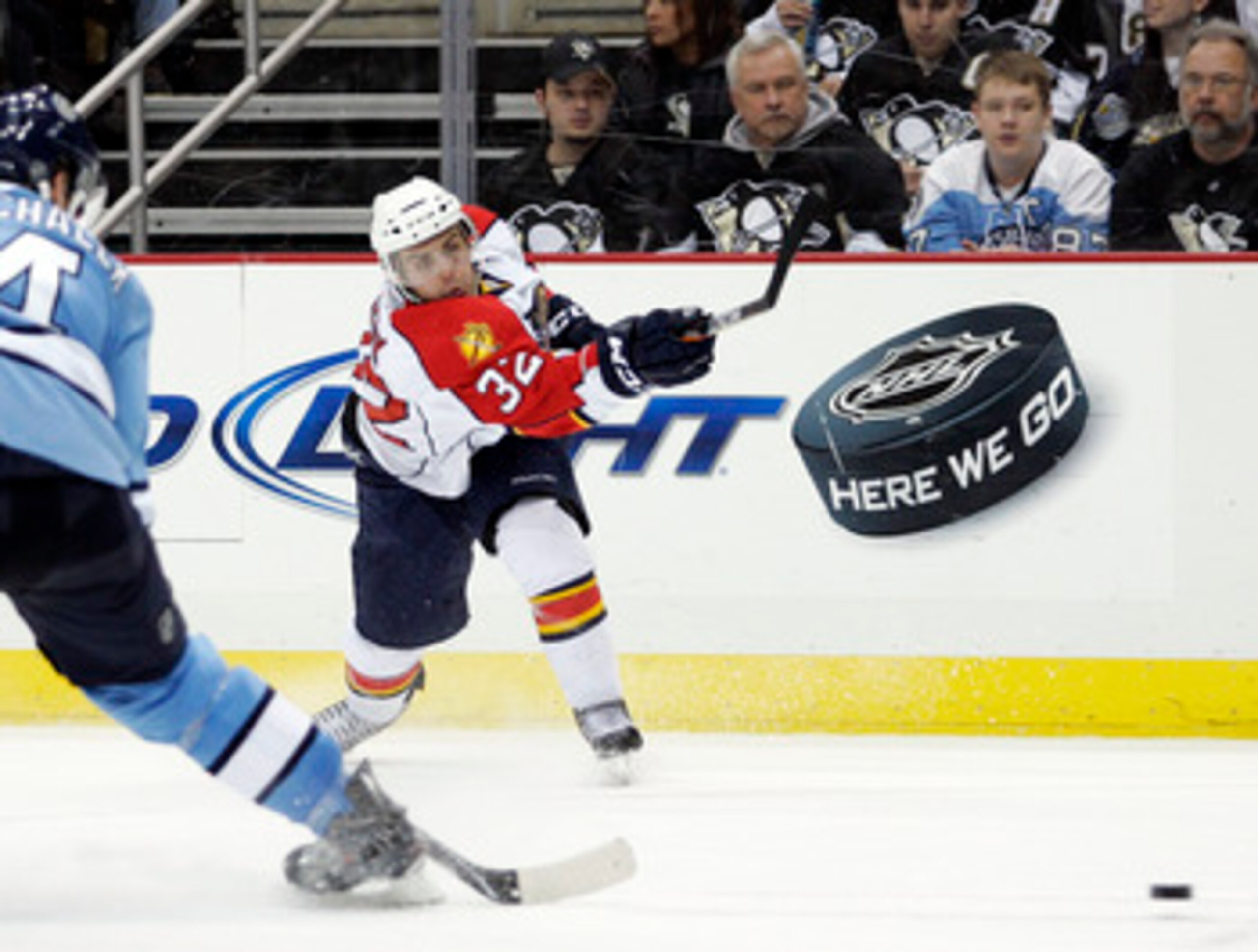 PITTSBURGH, PA - MARCH 27: Michal Repik #32 of the Florida Panthers takes a shot on goal against the Pittsburgh Penguins at Consol Energy Center on March 27, 2011 in Pittsburgh, Pennsylvania. (Photo by Justin K. Aller/Getty Images) PITTSBURGH, PA - MARCH 27: Michal Repik #32 of the Florida Panthers takes a shot on goal against the Pittsburgh Penguins at Consol Energy Center on March 27, 2011 in Pittsburgh, Pennsylvania. (Photo by Justin K. Aller/Getty Images)