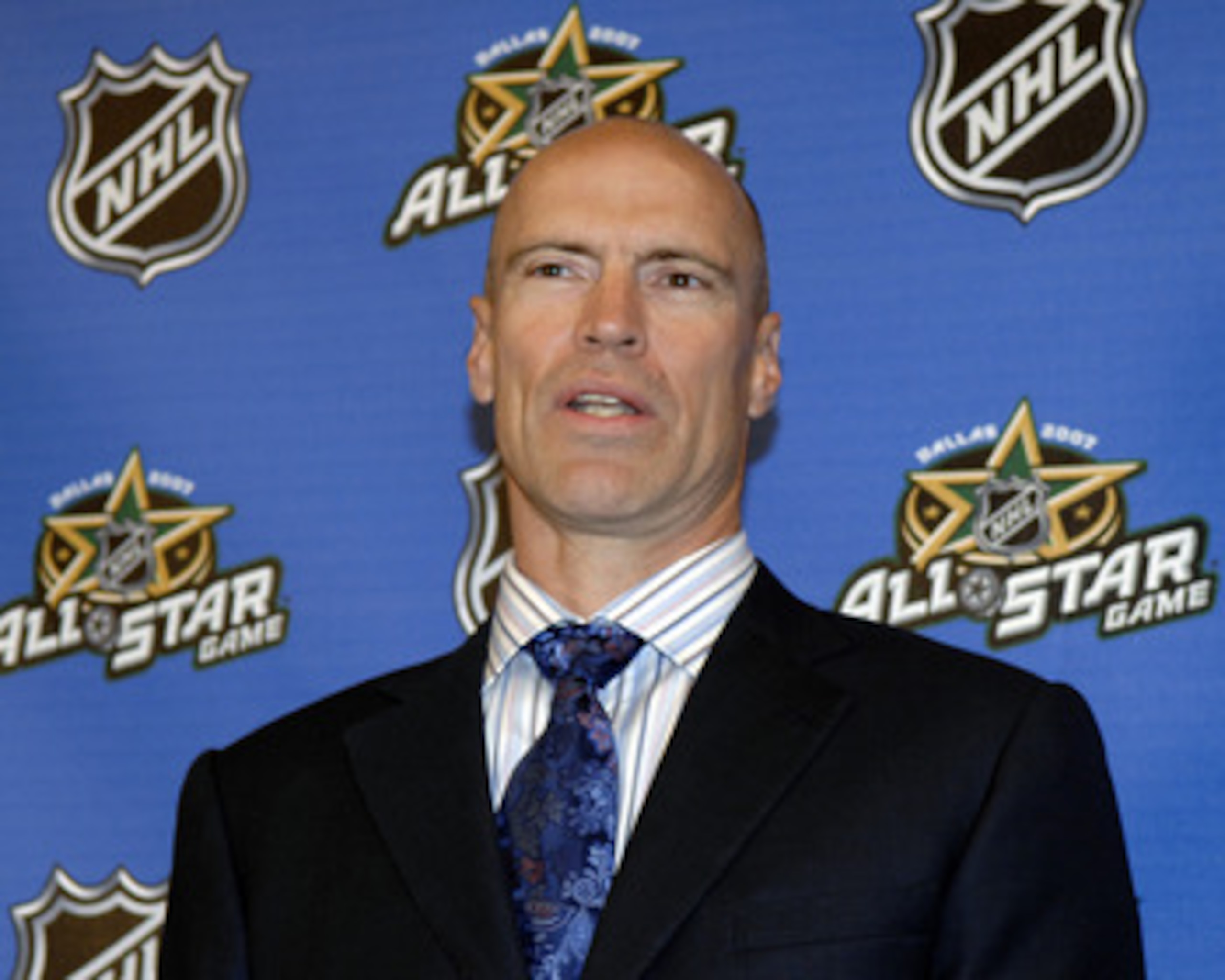 Mark Messier at the 2007 NHL All-Star game Jan. 24 in Dallas. (Photo by A. Messerschmidt/Getty Images)