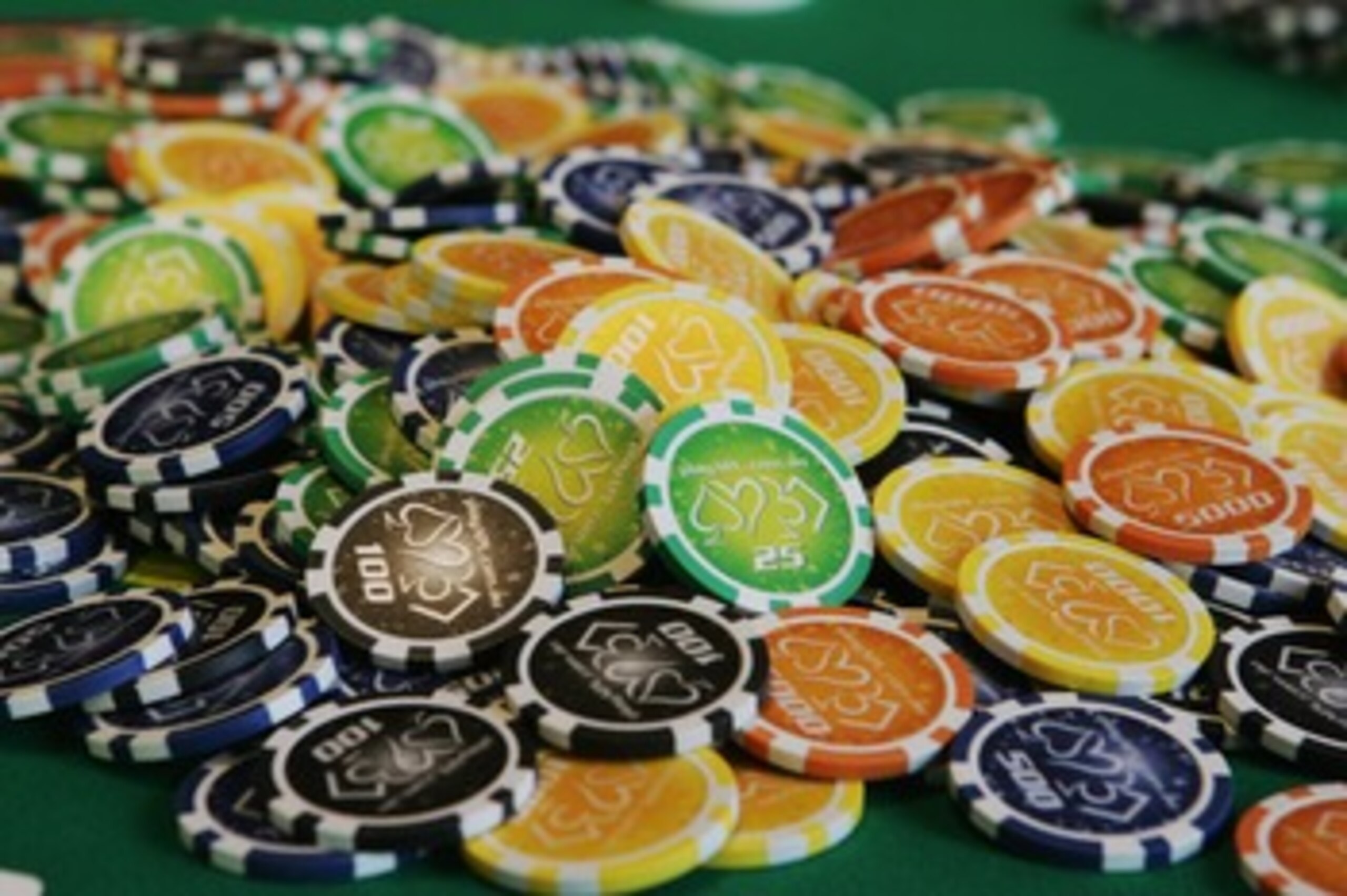 SYDNEY, AUSTRALIA - JULY 12:  Poker chips are pictured at a photo call at the Hotel CBD on July 12, 2007 in Sydney, Australia. The photo call was held to announce Shannon Noll as the new face of the Australian Poker League's new advertising campaign which