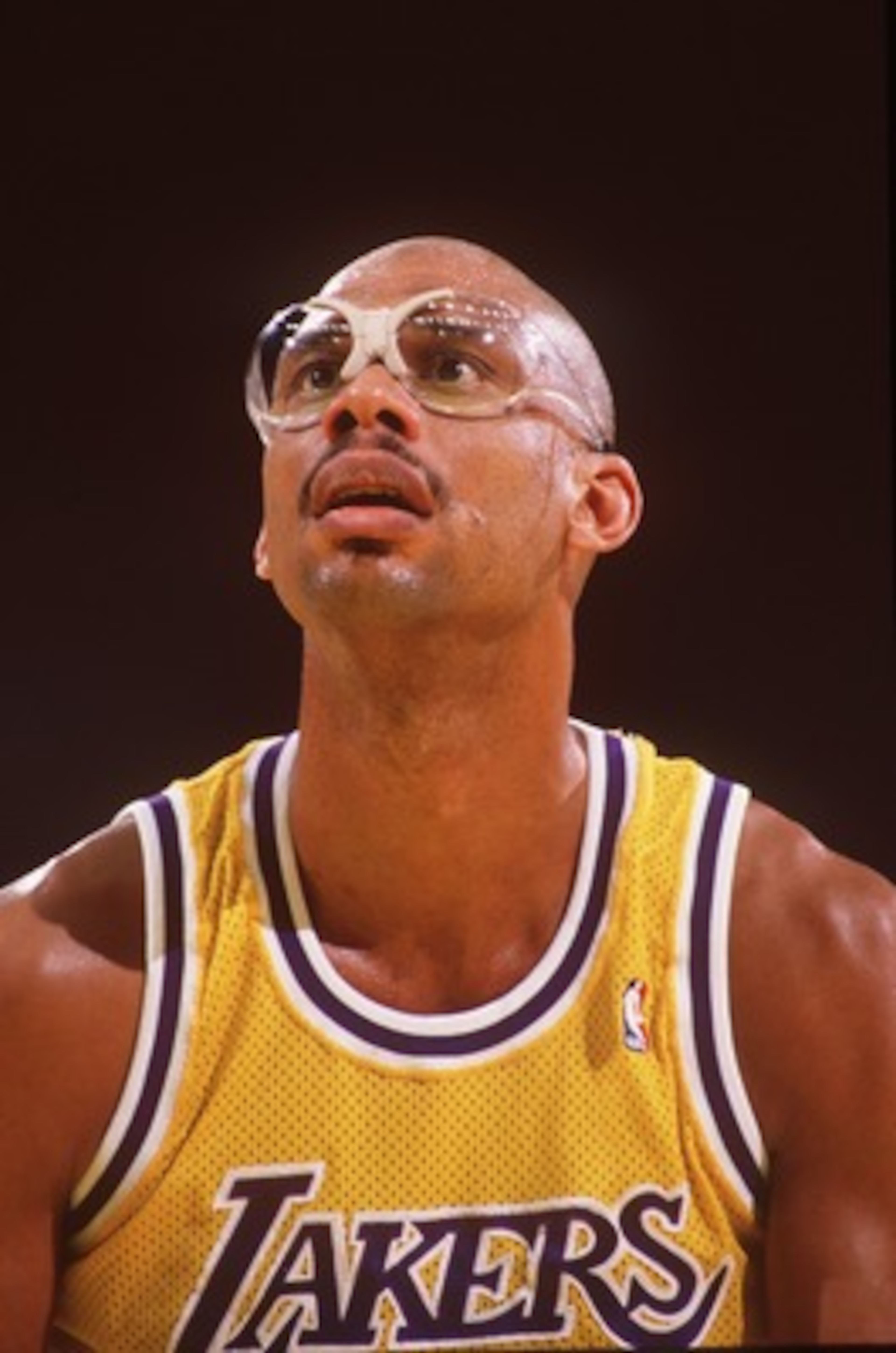 1989:  KAREEM ABDUL JABBAR OF THE LOS ANGELES LAKERS. Mandatory Credit: Tim Defrisco/ALLSPORT