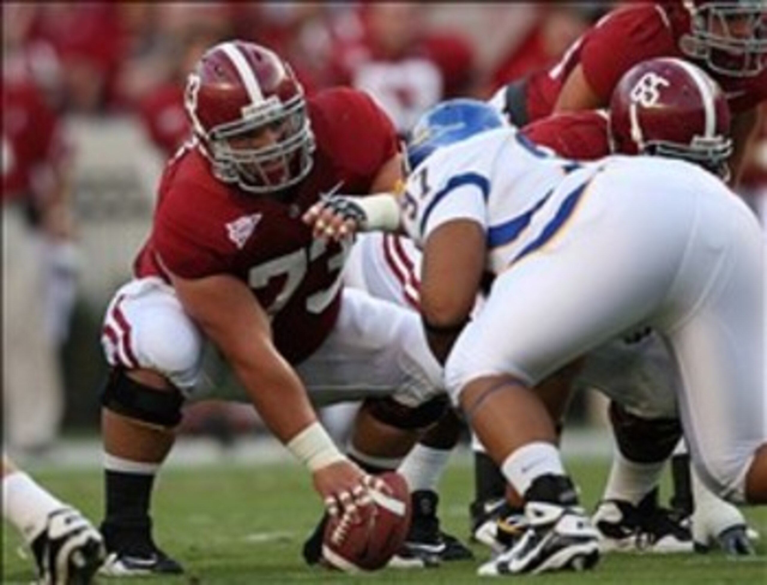 It all starts with the center and Bama fans can thank God for that!