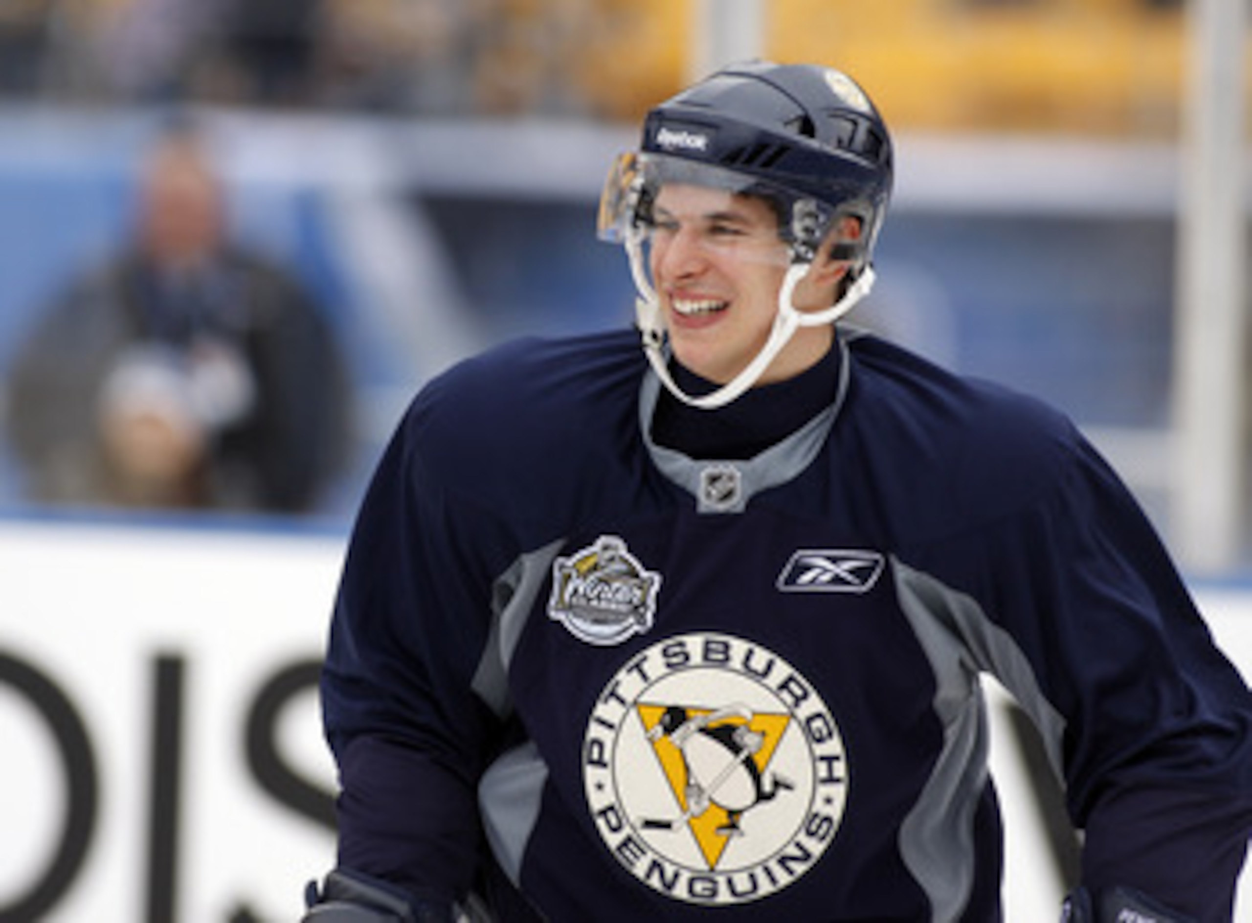 PITTSBURGH, PA - DECEMBER 31:  Sidney Crosby #87 of the Pittsburgh Penguins skates during the 2011 NHL Winter Classic Practice on December 31, 2010 at Heinz Field in Pittsburgh, Pennsylvania.  (Photo by Justin K. Aller/Getty Images)