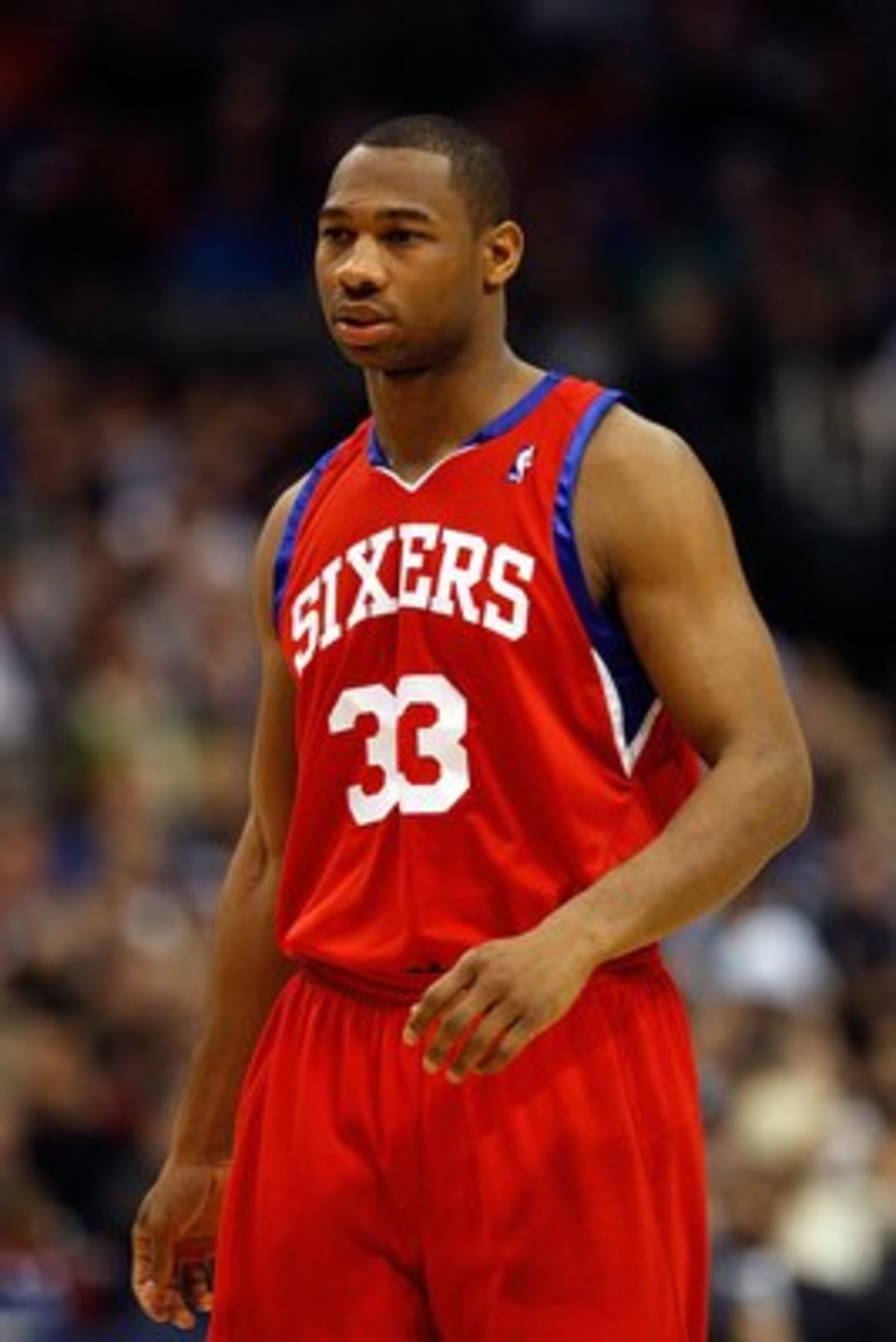 DALLAS - NOVEMBER 30:  Guard Willie Green #33 of the Philadelphia 76ers on November 30, 2009 at American Airlines Center in Dallas, Texas.  NOTE TO USER: User expressly acknowledges and agrees that, by downloading and/or using this Photograph, user is con
