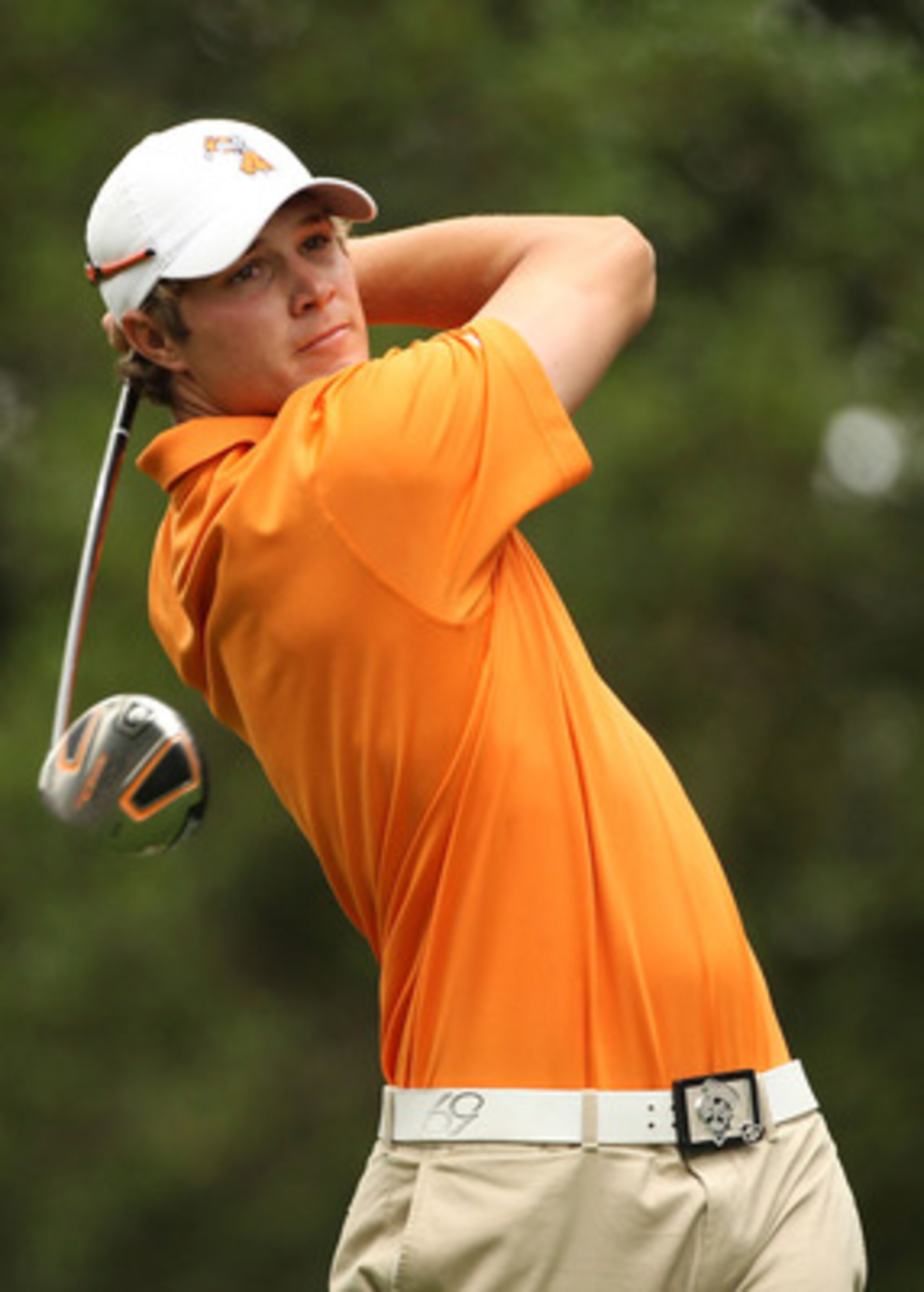 AUGUSTA, GA - APRIL 08:  Amateur Peter Uihlein  hits his tee shot on the second hole during the second round of the 2011 Masters Tournament at Augusta National Golf Club on April 8, 2011 in Augusta, Georgia.  (Photo by Andrew Redington/Getty Images)