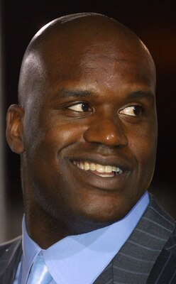 HOLLYWOOD, CA - FEBRUARY 12:  Los Angeles Laker Shaquille O'Neal attends the General Motors, Shaquille O'Neal Rollin' 24 Deep:  GM-All Car Showdown at Raleigh Studios on February 12, 2004 in Hollywood, California.  (Photo by Frederick M. Brown/Getty Image