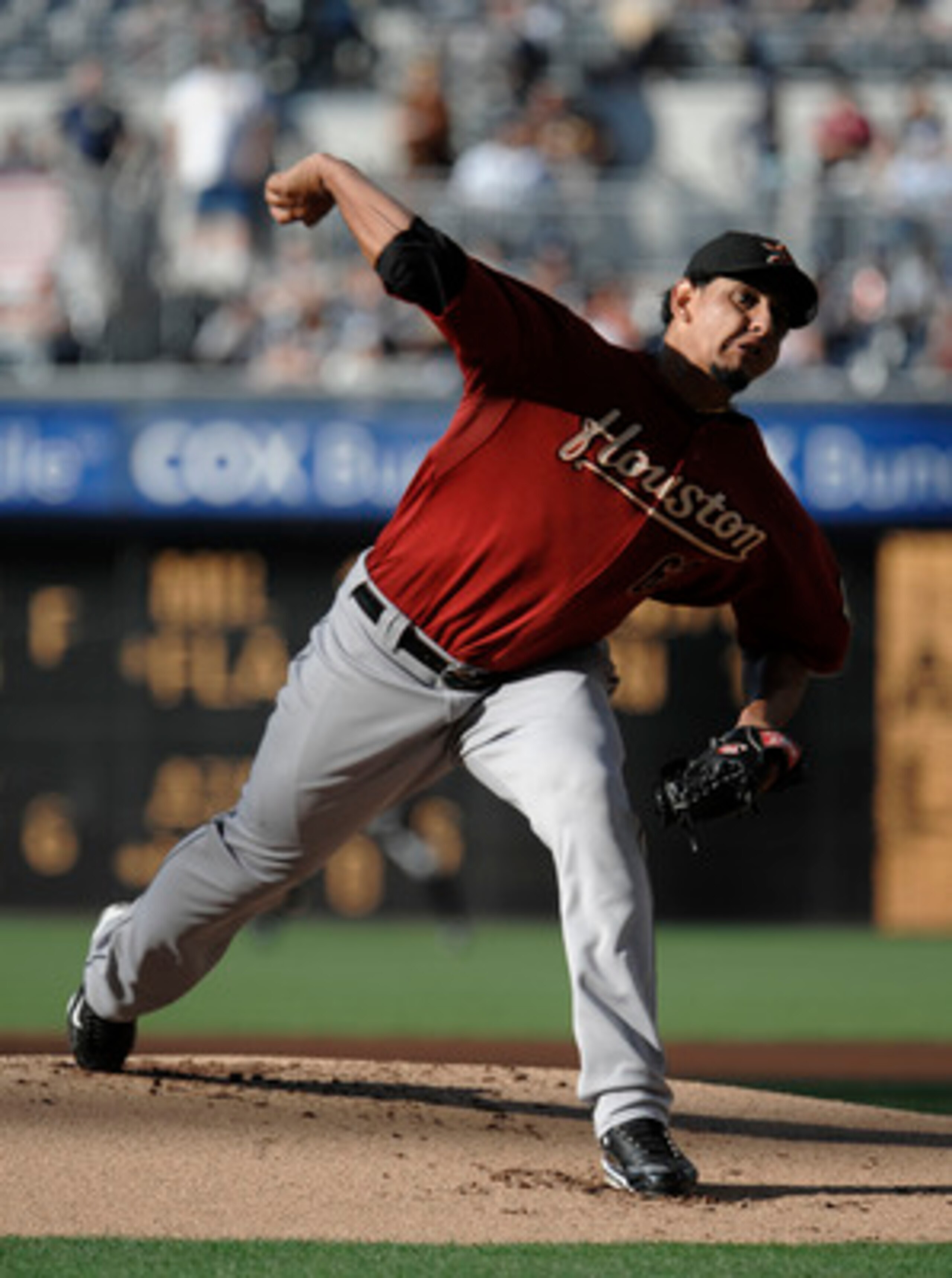 SAN DIEGO, CA - JUNE 4: Aneury Rodriguez #62 of the Houston Astros pitches during the first inning of a baseball game against the San Diego Padres at Petco Park on June 4, 2011 in San Diego, California.  (Photo by Denis Poroy/Getty Images)