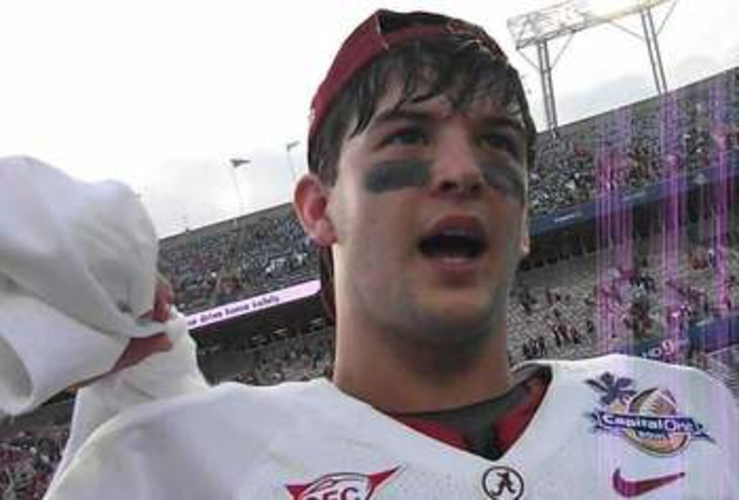 Time for McCarron to show he deserves to be the man. (photo by Larry Burton)
