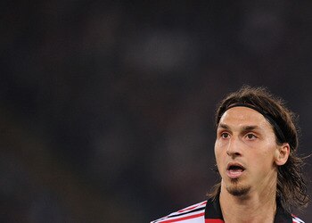 ROME, ITALY - MAY 07:  Zlatan Ibrahimovic of Milan during the Serie A match between AS Roma and AC Milan at Stadio Olimpico on May 7, 2011 in Rome, Italy.  (Photo by Giuseppe Bellini/Getty Images)