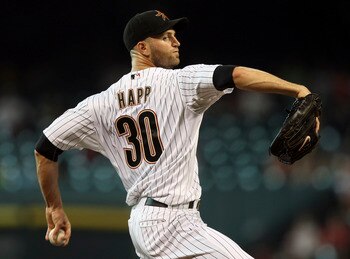 HOUSTON - JUNE 09:  Pitcher J.A. Happ #30 of the Houston Astros throws against the St. Louis Cardinals in the first inning at Minute Maid Park on June 9, 2011 in Houston, Texas.  (Photo by Bob Levey/Getty Images)