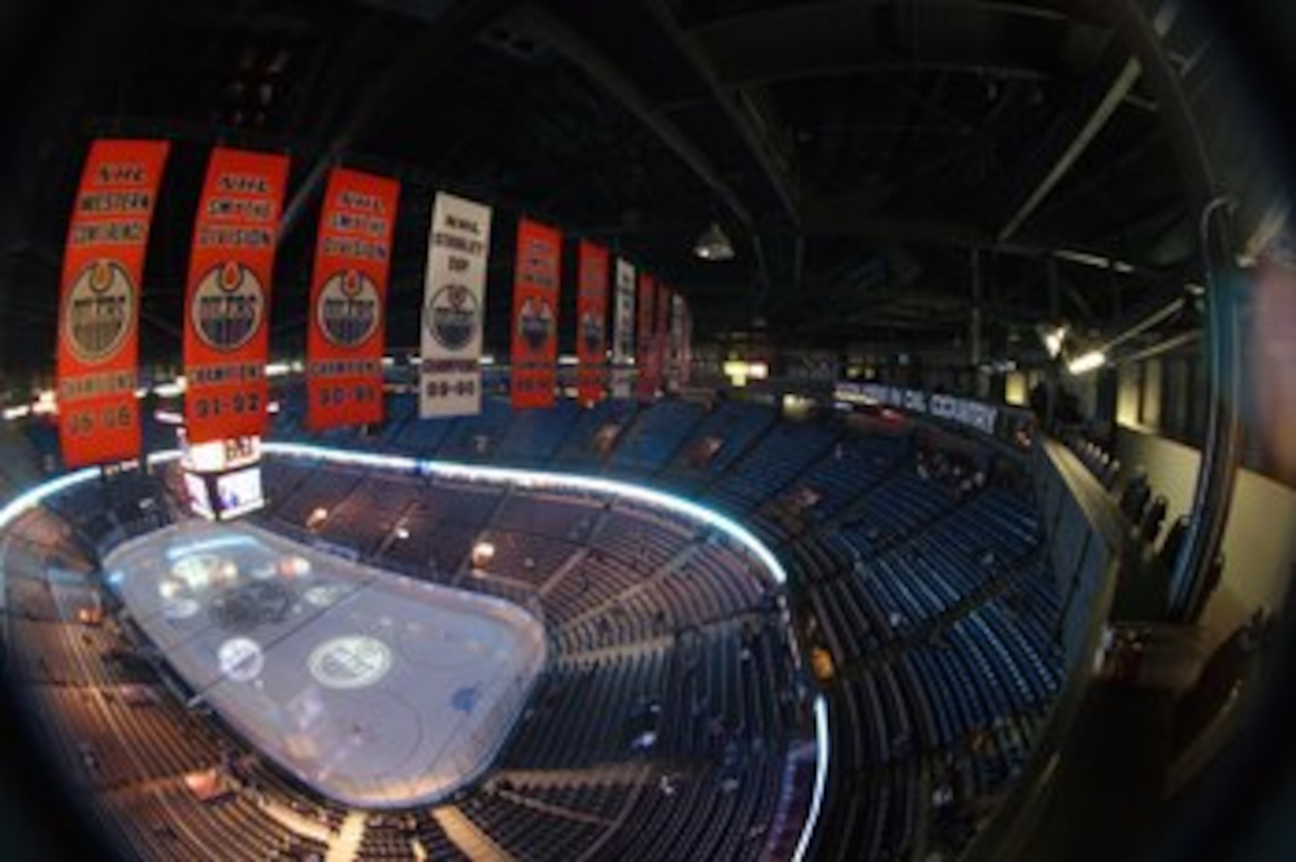 EDMONTON, AB - DECEMBER 14:  General view before the game between the Minnesota Wild and the Edmonton Oilers on December 14, 2006 at Rexall Place in Edmonton, Alberta, Canada.  The Oilers won 3-1.  (Photo by Tim Smith/Getty Images)