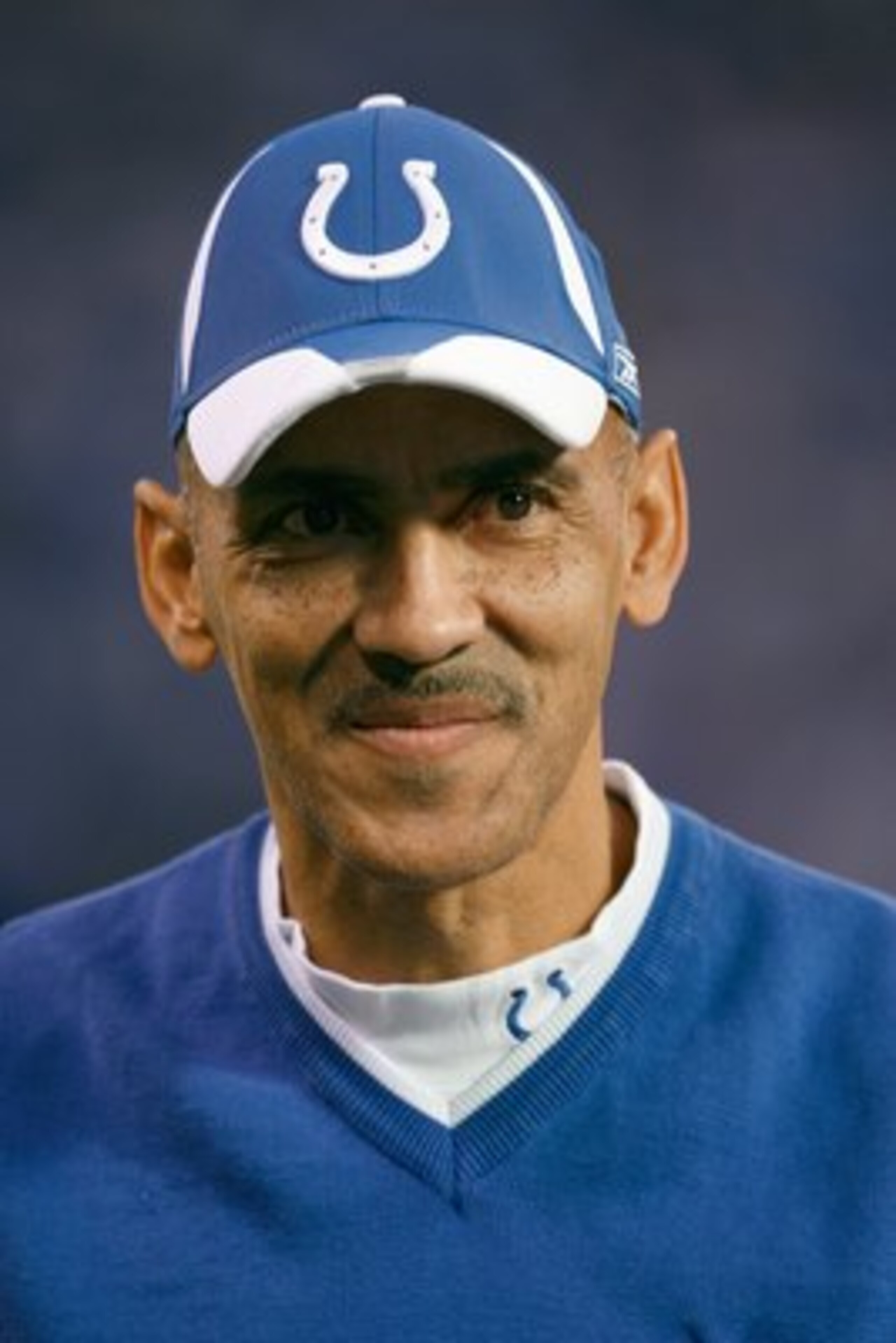 INDIANAPOLIS - DECEMBER 28: Head coach Tony Dungy of the Indianapolis Colts smiles during the game against the Tennessee Titans on December 28, 2008 at Lucas Oil Stadium in Indianapolis, Indiana. (Photo by: Jamie Squire/Getty Images) INDIANAPOLIS - DECEMBER 28: Head coach Tony Dungy of the Indianapolis Colts smiles during the game against the Tennessee Titans on December 28, 2008 at Lucas Oil Stadium in Indianapolis, Indiana. (Photo by: Jamie Squire/Getty Images)