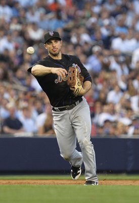 NEW YORK - JUNE 18:  David Wright #5 of the New York Mets in action against The New York Yankees during their game on June 18, 2010 at Yankee Stadium in the Bronx Borough of New York City.  (Photo by Al Bello/Getty Images)