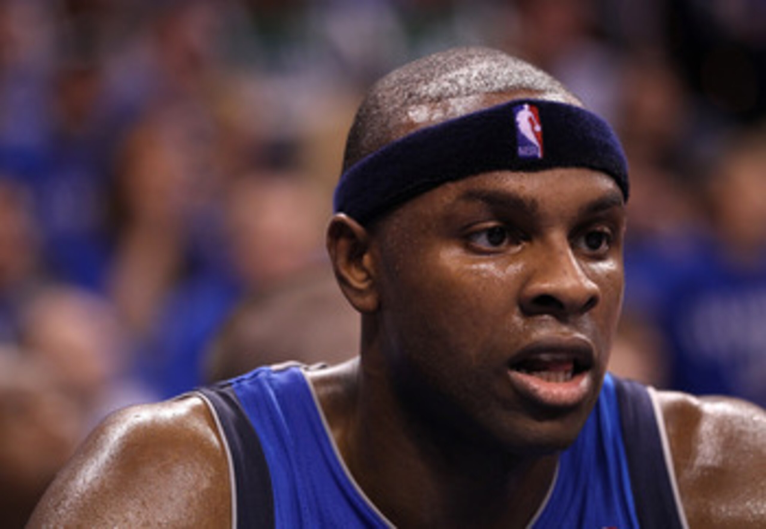 OKLAHOMA CITY, OK - MAY 23:  Brendan Haywood #33 of the Dallas Mavericks looks on from the bench while taking on the Oklahoma City Thunder in Game Four of the Western Conference Finals during the 2011 NBA Playoffs at Oklahoma City Arena on May 23, 2011 in