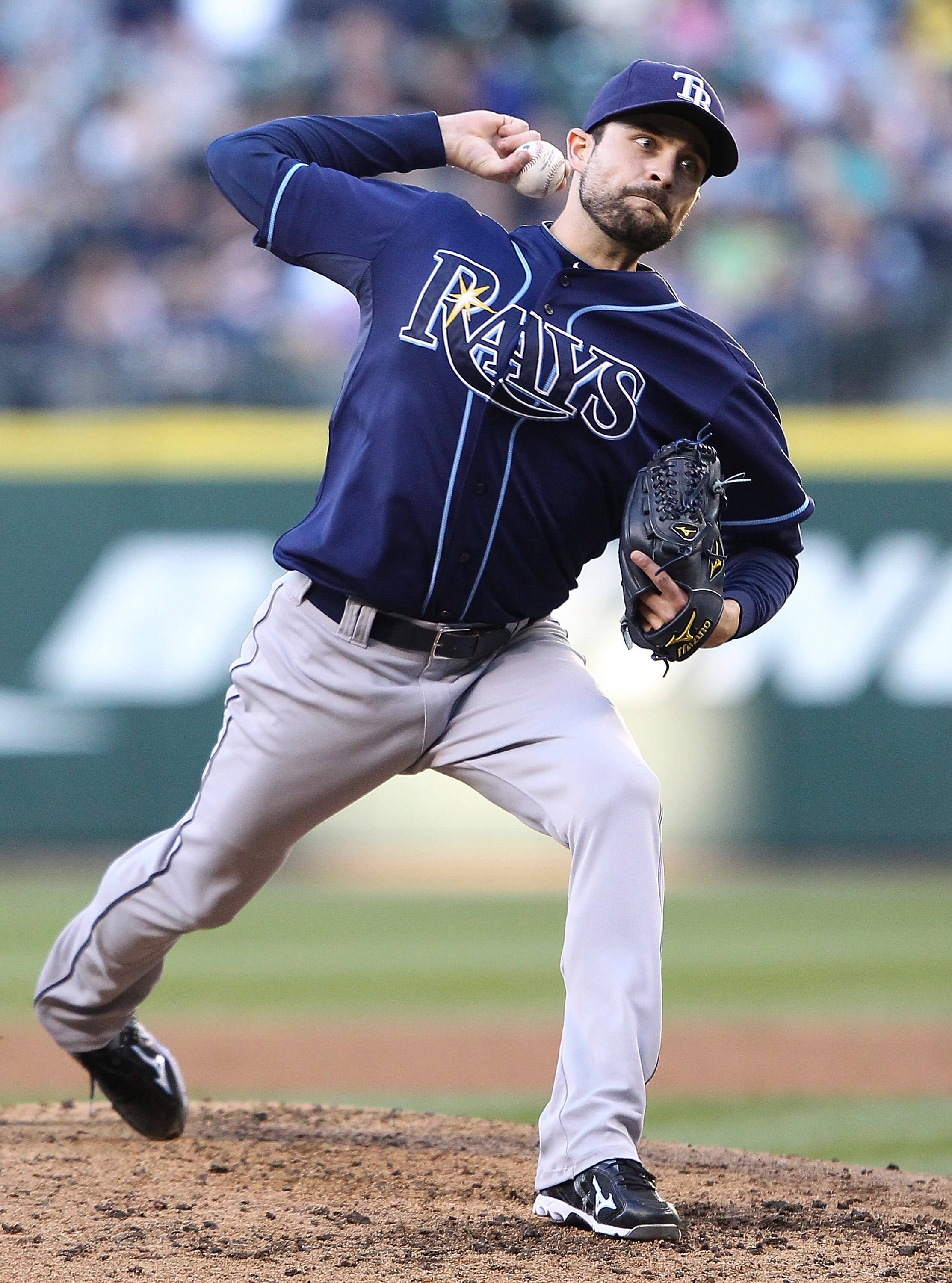 SEATTLE - JUNE 03:  Starting pitcher Andy Sonnanstine #21 of the Tampa Bay Rays pitches against the Seattle Mariners at Safeco Field on June 3, 2011 in Seattle, Washington. (Photo by Otto Greule Jr/Getty Images)