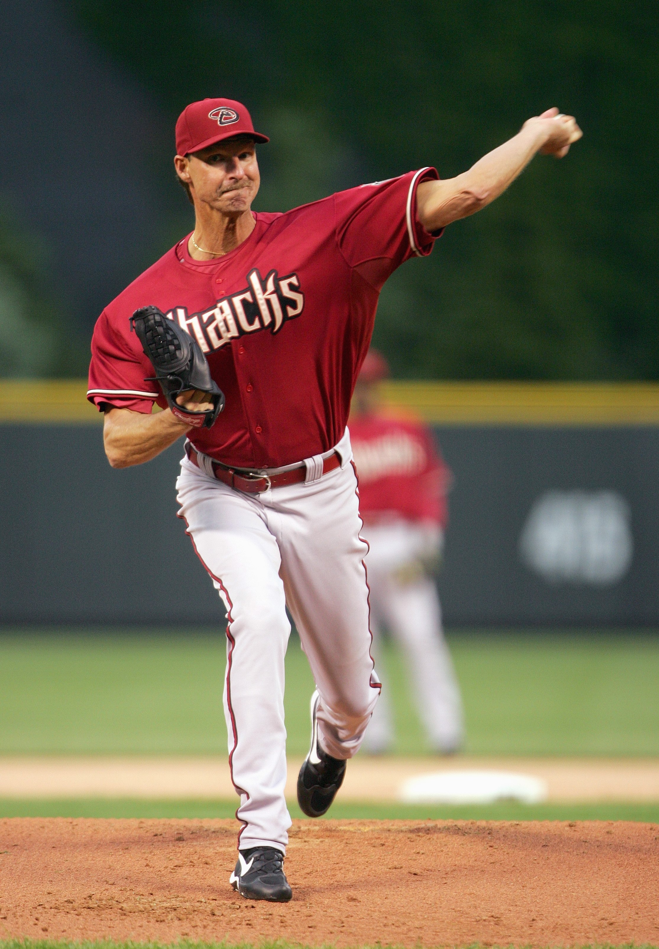 DENVER - MAY 15: Starting pitcher Randy Johnson #51 of the Arizona Diamondbacks delivers the pitch against the Colorado Rockies on May 15, 2007 at Coors Field in Denver, Colorado. (Photo by Doug Pensinger/Getty Images)