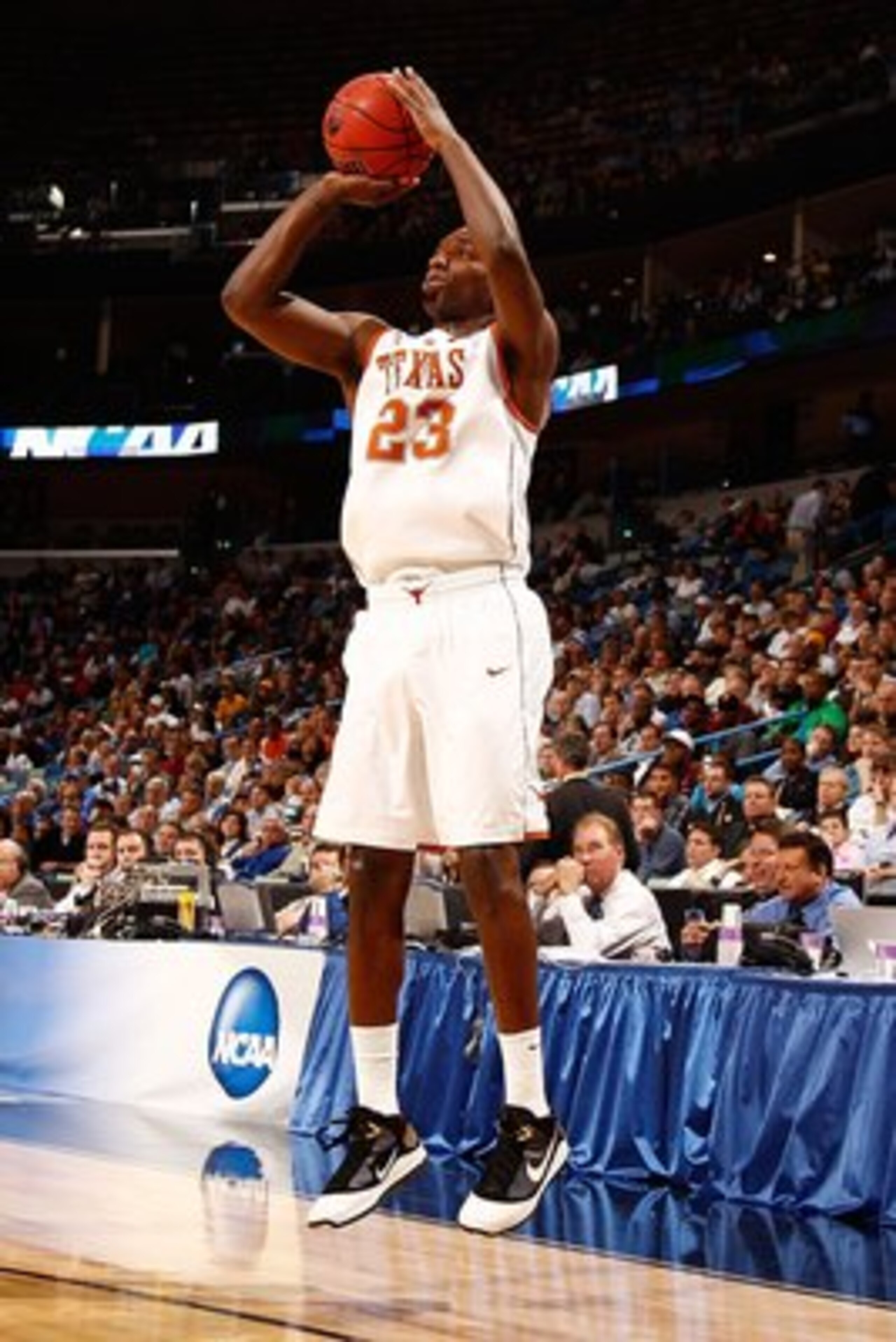 NEW ORLEANS - MARCH 18:  Jordan Hamilton #23 of the Texas Longhorns shoots the ball against the Wake Forest Demon Deacons during the first round of the 2010 NCAA menï¿½s basketball tournament at the New Orleans Arena on March 18, 2010 in New Orleans, Louisi