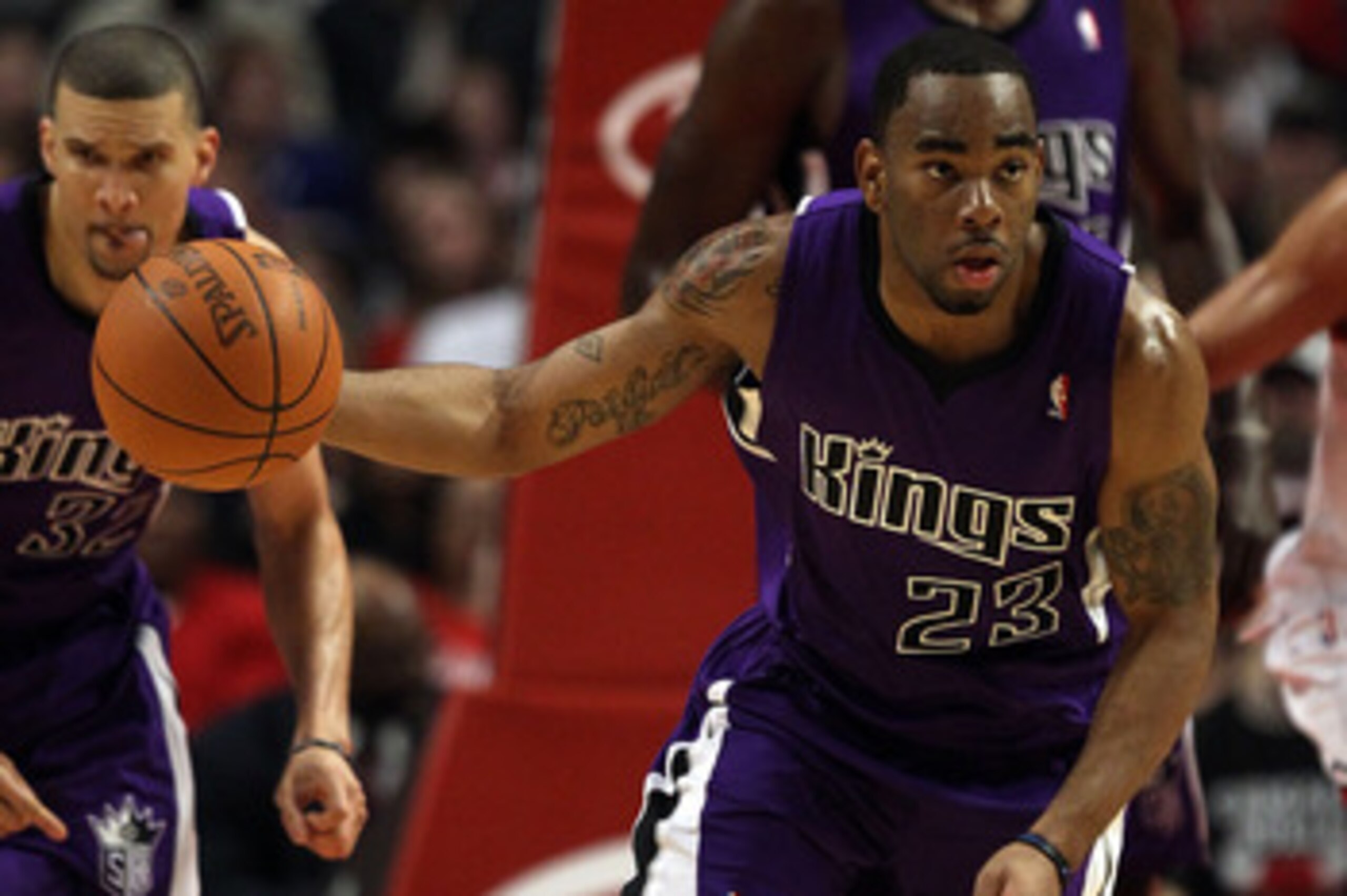 CHICAGO, IL - MARCH 21: Marcus Thornton #23 of the Sacramento Kings moves against the Chicago Bulls at the United Center on March 21, 2011 in Chicago, Illinois. The Bulls defeated the Kings 132-92. NOTE TO USER: User expressly acknowledges and agrees that