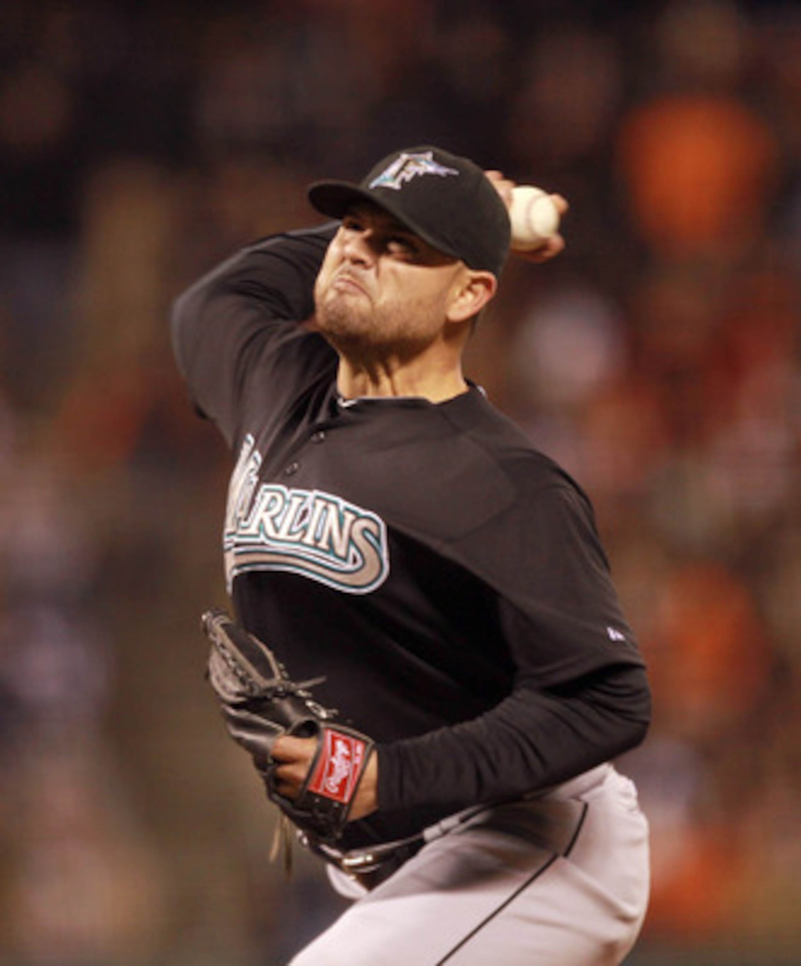 SAN FRANCISCO, CA - MAY 24: Ricky Nolasco #47 of the Florida Marlins pitches against the San Francisco Giants at AT&T Park on May 24, 2011 in San Francisco, California. (Photo by Ezra Shaw/Getty Images) SAN FRANCISCO, CA - MAY 24: Ricky Nolasco #47 of the Florida Marlins pitches against the San Francisco Giants at AT&T Park on May 24, 2011 in San Francisco, California. (Photo by Ezra Shaw/Getty Images)