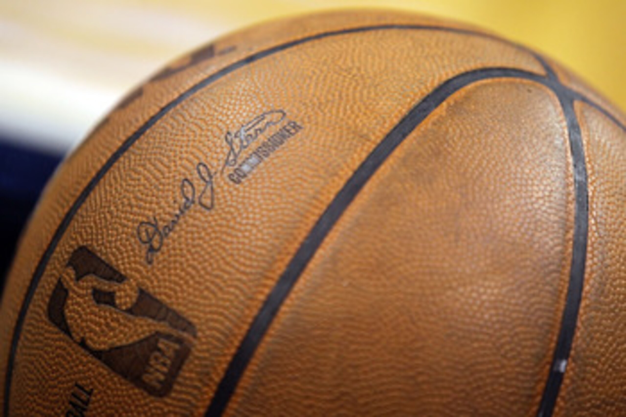 SAN ANTONIO, TX - APRIL 20:  A NBA basket ball in Game Two of the Western Conference Quarterfinals in the 2011 NBA Playoffs on April 20, 2011 at AT&T Center in San Antonio, Texas.  NOTE TO USER: User expressly acknowledges and agrees that, by downloading