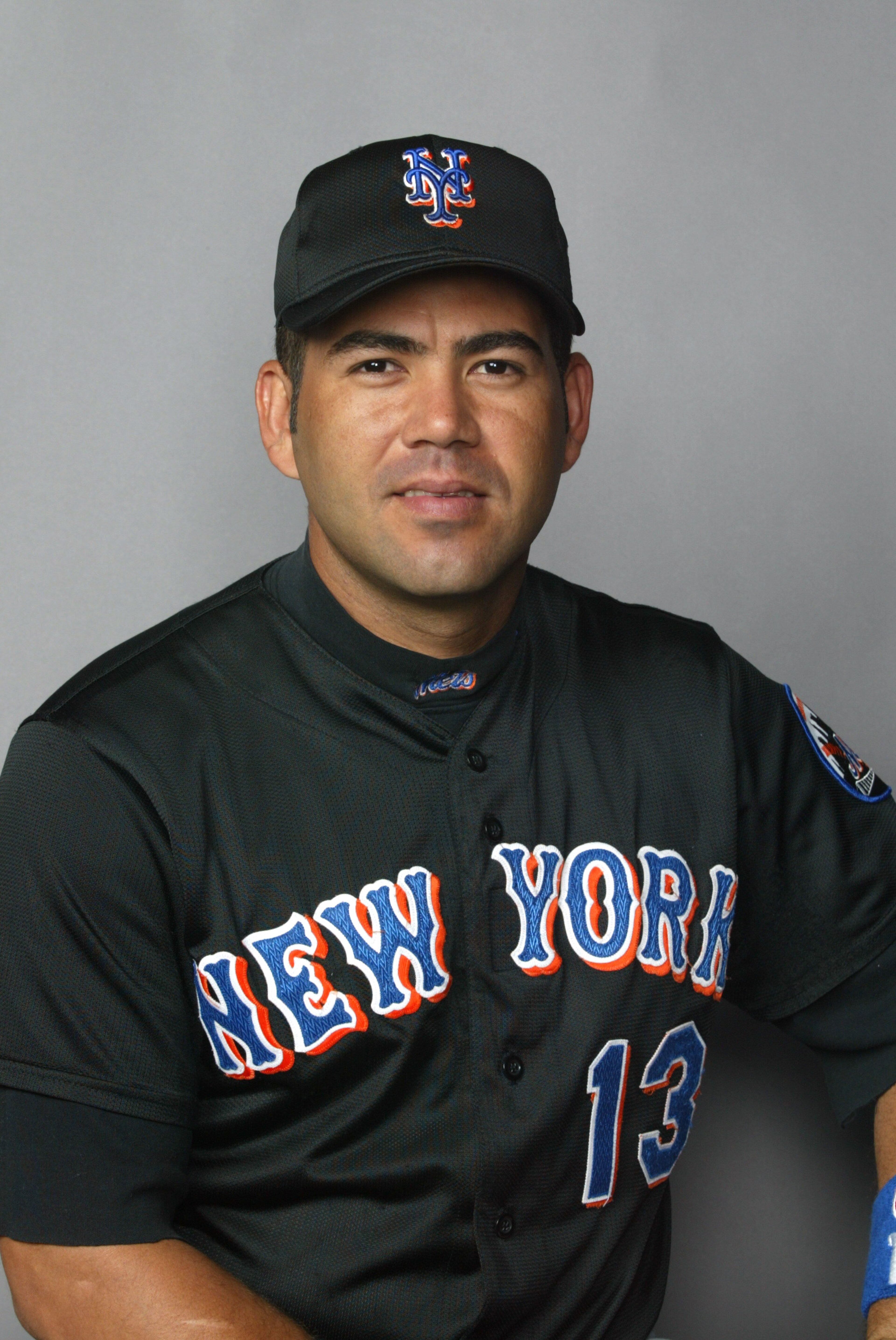 25 Feb 2002: Edgardo Alfonzo # 13 of the New York Mets posses for Spring Training Picture Day at Thomas J. White Stadium in Port St. Lucie Florida. DIGITAL IMAGE. Mandatory Credit: Eliot Schechter/Getty Images 25 Feb 2002: Edgardo Alfonzo # 13 of the New York Mets posses for Spring Training Picture Day at Thomas J. White Stadium in Port St. Lucie Florida. DIGITAL IMAGE. Mandatory Credit: Eliot Schechter/Getty Images
