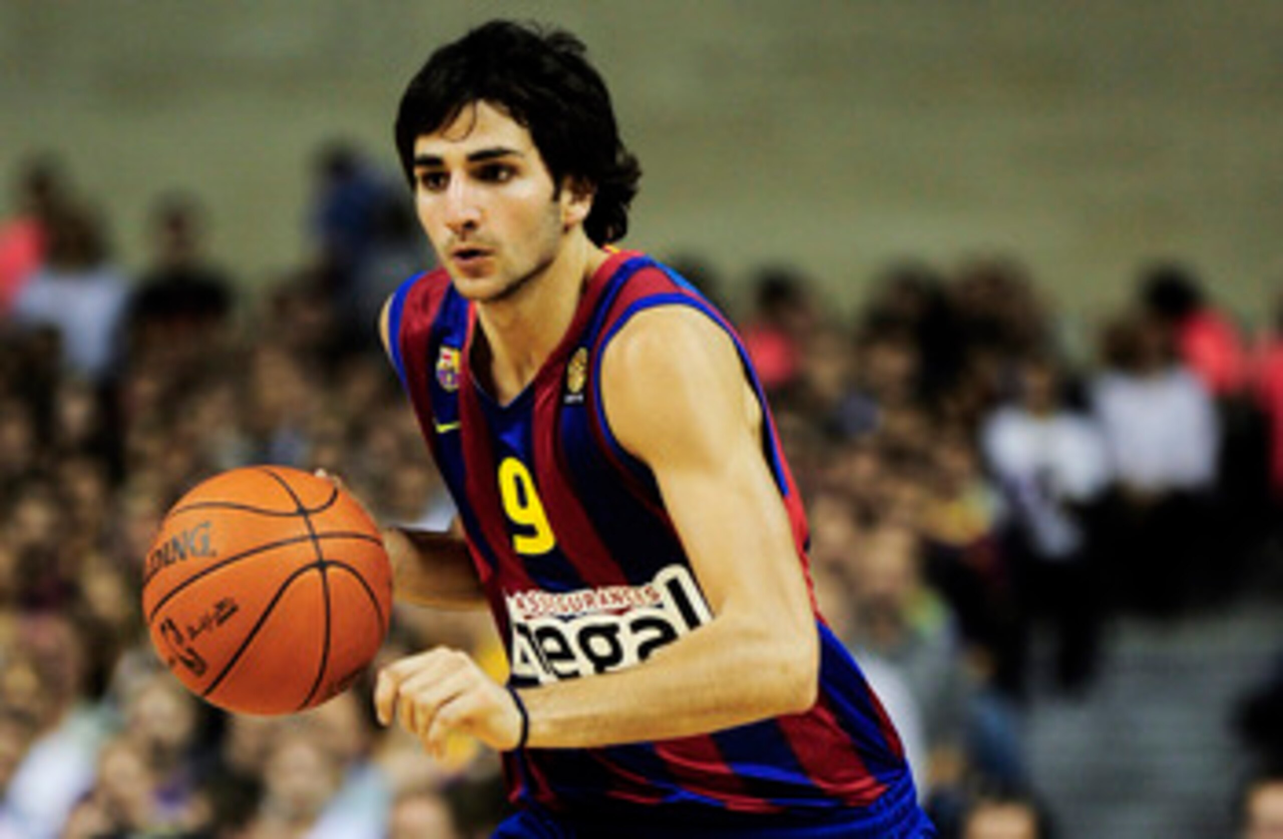BARCELONA, SPAIN - OCTOBER 07: Ricky Rubio #9 of the Regal FC Barcelona in action during the NBA Europe Live match between Los Angeles Lakers and Regal FC Barcelona at the at Palau Blaugrana on October 7, 2010 in Barcelona, Spain. (Photo by David Ramos/ BARCELONA, SPAIN - OCTOBER 07: Ricky Rubio #9 of the Regal FC Barcelona in action during the NBA Europe Live match between Los Angeles Lakers and Regal FC Barcelona at the at Palau Blaugrana on October 7, 2010 in Barcelona, Spain. (Photo by David Ramos/
