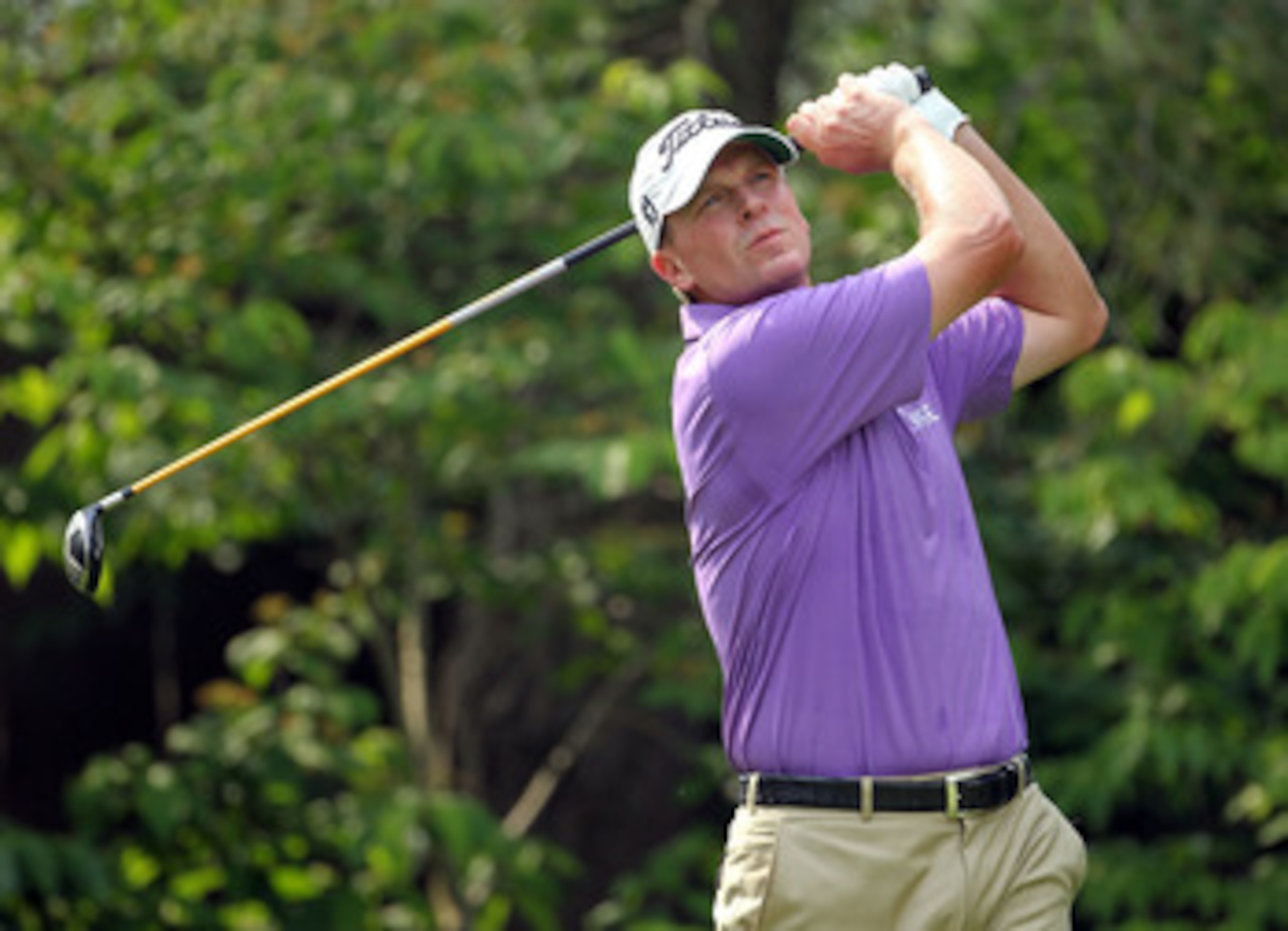 DUBLIN, OH - JUNE 04: Steve Stricker hits his tee shot on the par 4 13th hole during the third round of the Memorial Tournament presented by Nationwide Insurance at Muirfield Village Golf Club on June 4, 2011 in Dublin, Ohio. (Photo by Andy Lyons/Getty DUBLIN, OH - JUNE 04: Steve Stricker hits his tee shot on the par 4 13th hole during the third round of the Memorial Tournament presented by Nationwide Insurance at Muirfield Village Golf Club on June 4, 2011 in Dublin, Ohio. (Photo by Andy Lyons/Getty