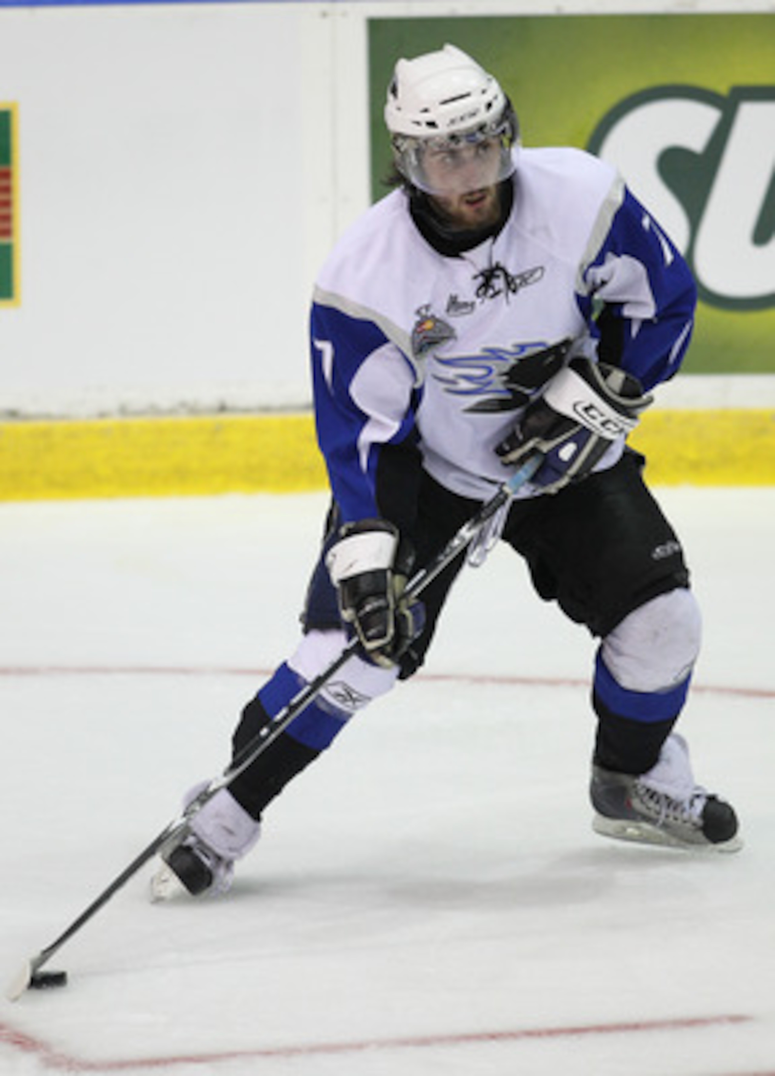 MISSISSAUGA, CANADA - MAY 20:  Zack Phillips #7 of the Saint John Sea Dogs gets set to fire a shot against the Mississauga St. Michael's Majors in the opening game of the 2011 Mastercard Memorial Cup at the Hershey Centre in Mississauga, Canada. The Sea D