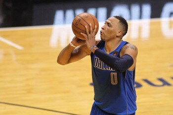 MIAMI, FL - MAY 31:  Shawn Marion #0 of the Dallas Mavericks attempts a free throw against the Miami Heat in Game One of the 2011 NBA Finals at American Airlines Arena on May 31, 2011 in Miami, Florida. NOTE TO USER: User expressly acknowledges and agrees