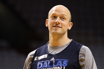 MIAMI, FL - JUNE 11:  Brian Cardinal #35 of the Dallas Mavericks around during practice prior to Game 6 of the 2011 NBA Finals against the Miami Heat at the American Airlines Arena on June 11, 2011 in miami, Florida. Game 6 will be played on June 12. NOTE