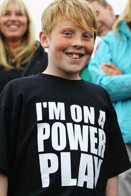 NEWPORT, WALES - MAY 30:  Golf fans show their support during the PowerPlay Ignition Golf on the Twenty Ten Course at the Celtic Manor Resort on May 30, 2011 in Newport, Wales.  (Photo by Matthew Lewis/Getty Images)