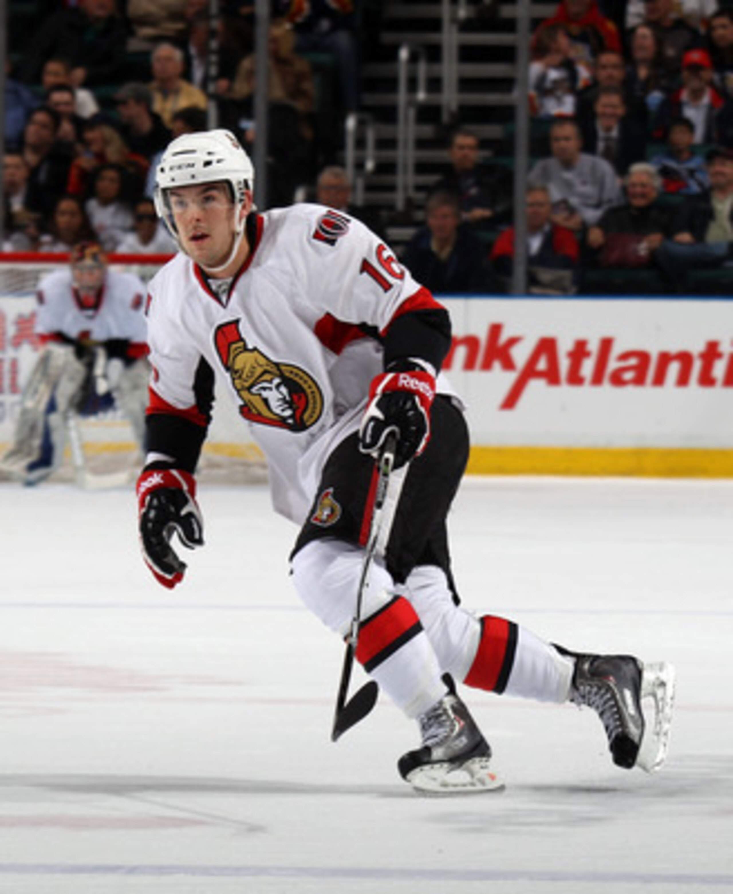 SUNRISE, FL - MARCH 10:  Bobby Butler #16 of the Ottawa Senators skates against the Florida Panthers at the BankAtlantic Center on March 10, 2011 in Sunrise, Florida.  (Photo by Bruce Bennett/Getty Images)