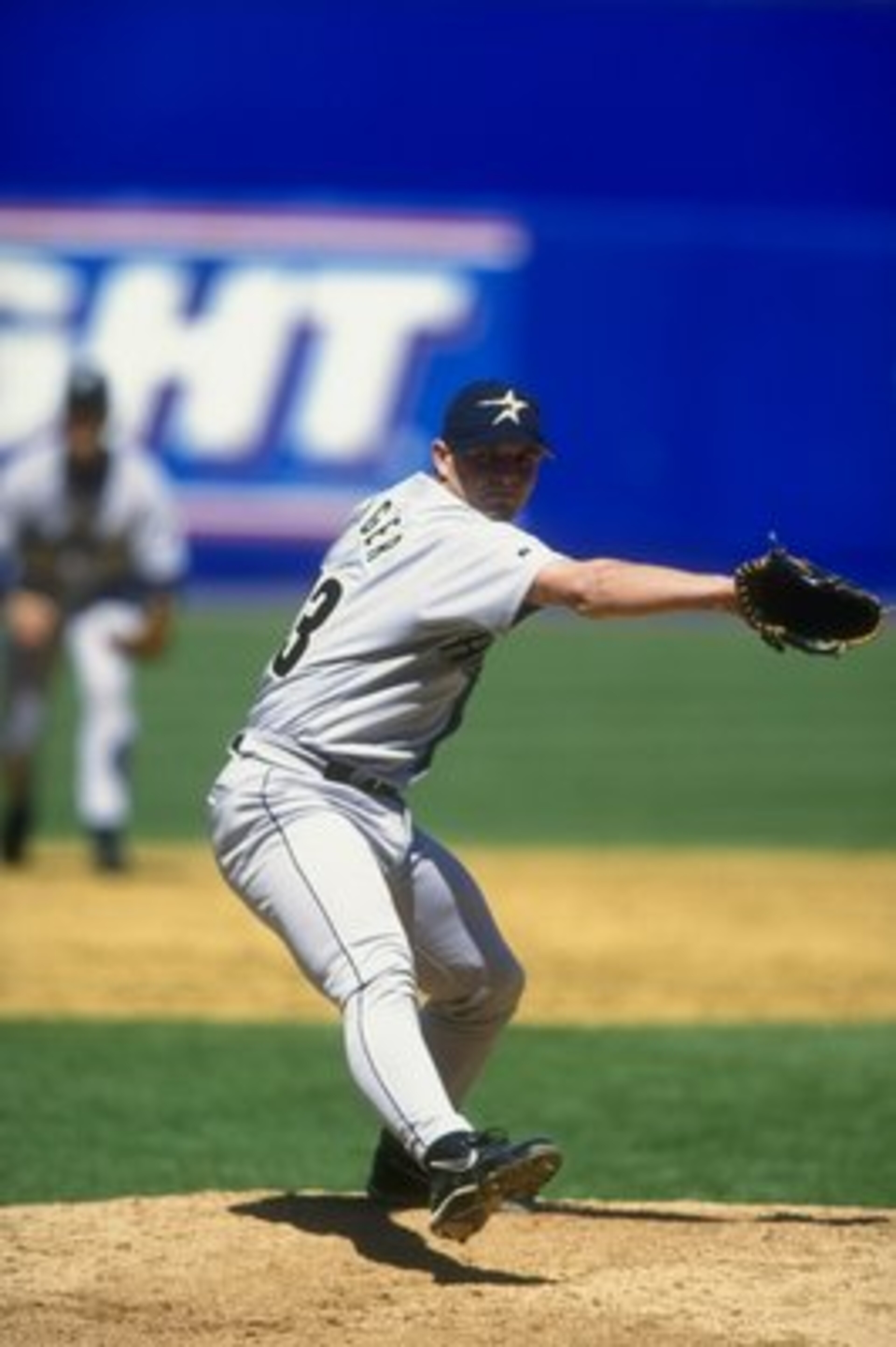 27 Apr 1998:  Pitcher Billy Wagner of the Houston Astros in action during a game against the New York Mets at Shea Stadium in Flushing, New York.  The Mets defeated the Astros 4-3. Mandatory Credit: David Seelig  /Allsport