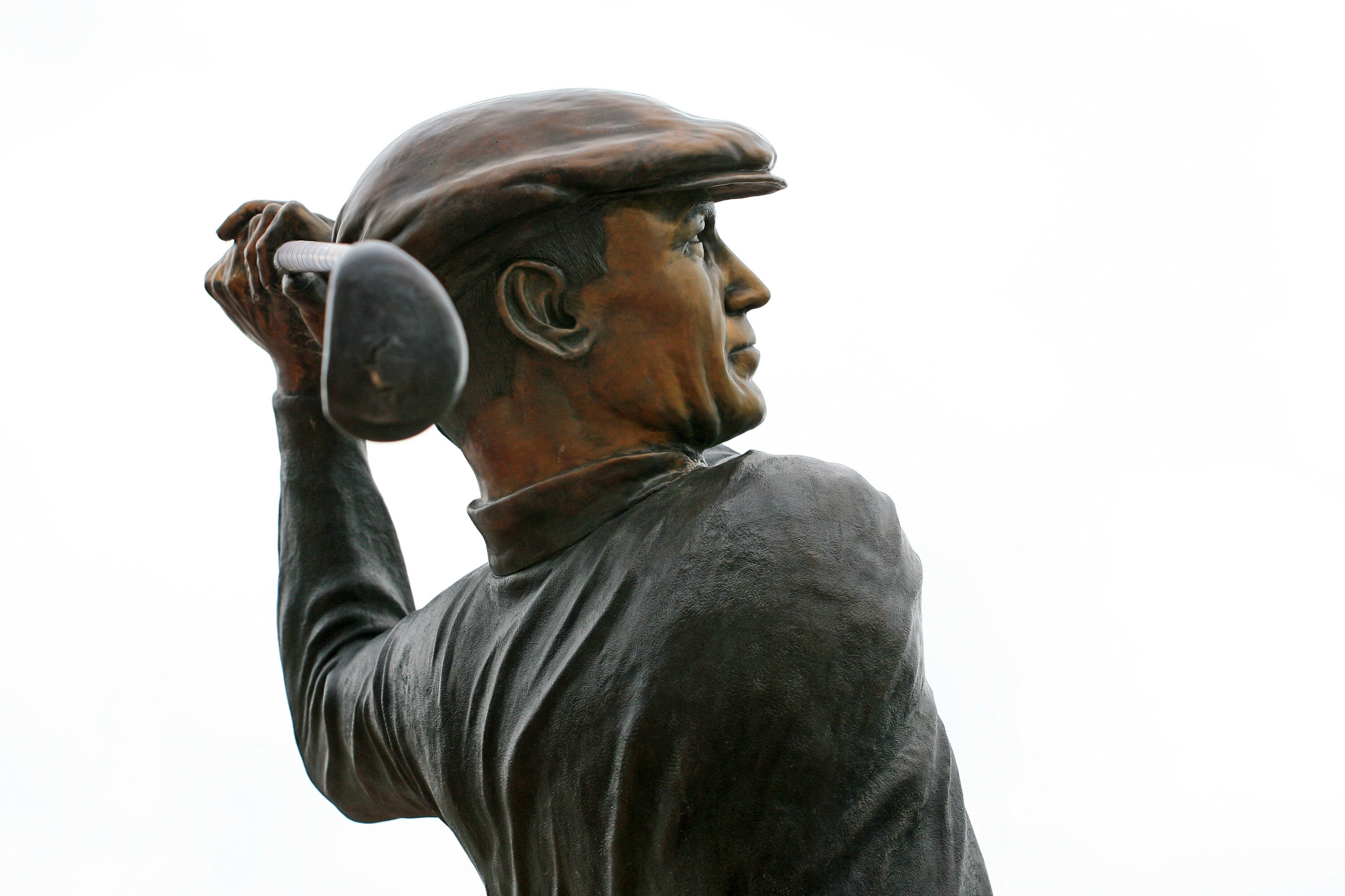 FT. WORTH, TX - MAY 19: A view of a statue of Ben Hogan during the first round of the Crowne Plaza Invitational at Colonial Country Club on May 19, 2011 in Ft. Worth, Texas. (Photo by Hunter Martin/Getty Images)