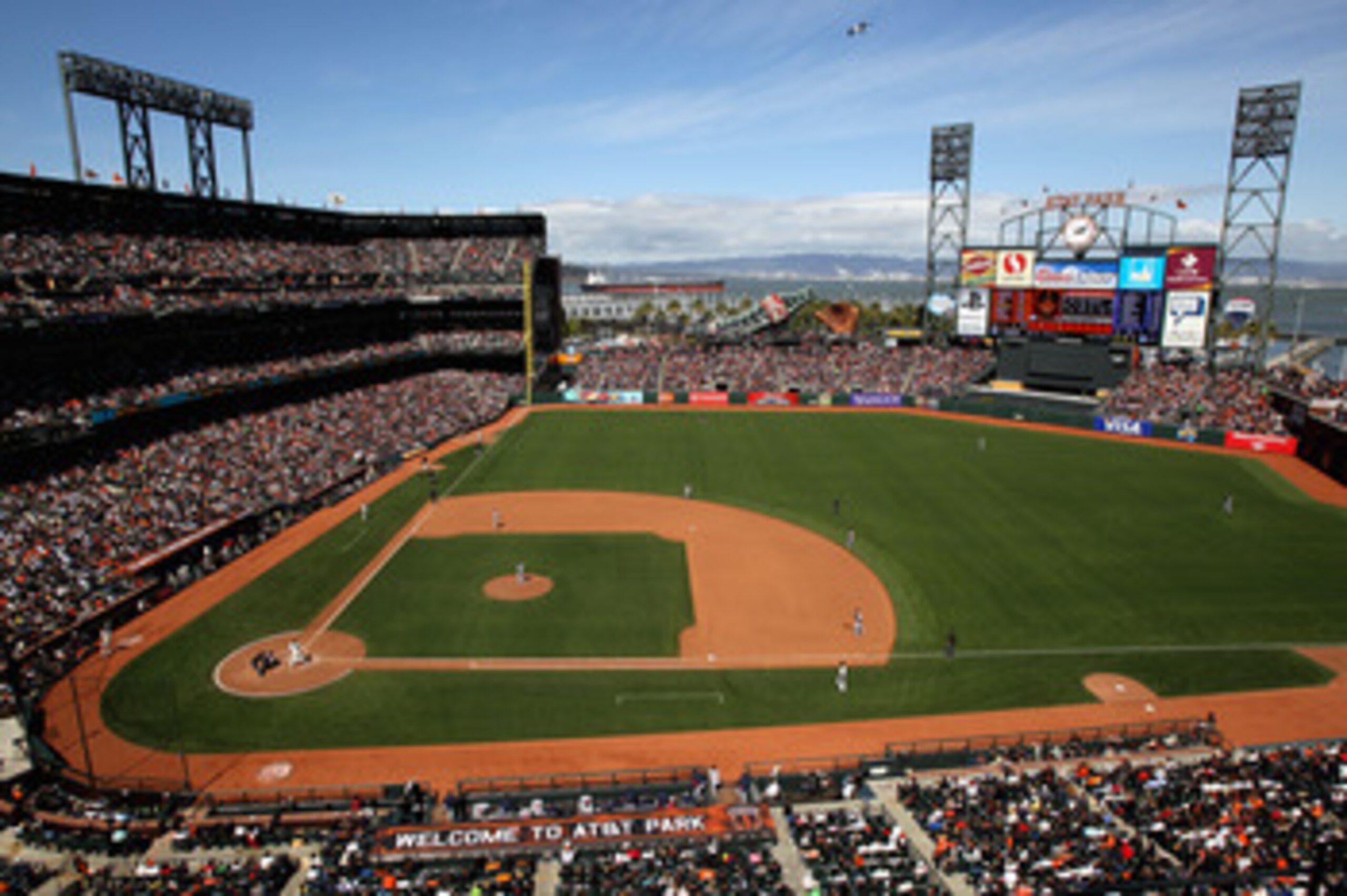 SAN FRANCISCO, CA - APRIL 24:  A general view during the game between the San Francisco Giants and the Atlanta Braves at AT&T Park on April 24, 2011 in San Francisco, California.  (Photo by Ezra Shaw/Getty Images)