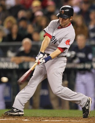SEATTLE - SEPTEMBER 13:  Josh Reddick #46 of the Boston Red Sox bats against the Seattle Mariners at Safeco Field on September 13, 2010 in Seattle, Washington. (Photo by Otto Greule Jr/Getty Images)