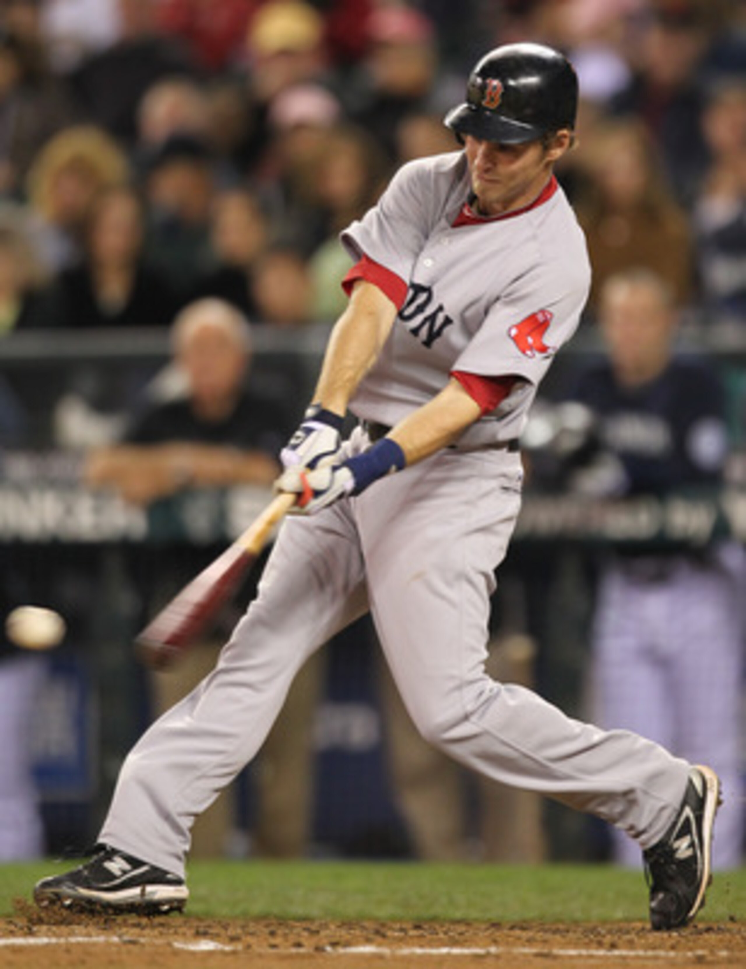 SEATTLE - SEPTEMBER 13:  Josh Reddick #46 of the Boston Red Sox bats against the Seattle Mariners at Safeco Field on September 13, 2010 in Seattle, Washington. (Photo by Otto Greule Jr/Getty Images)
