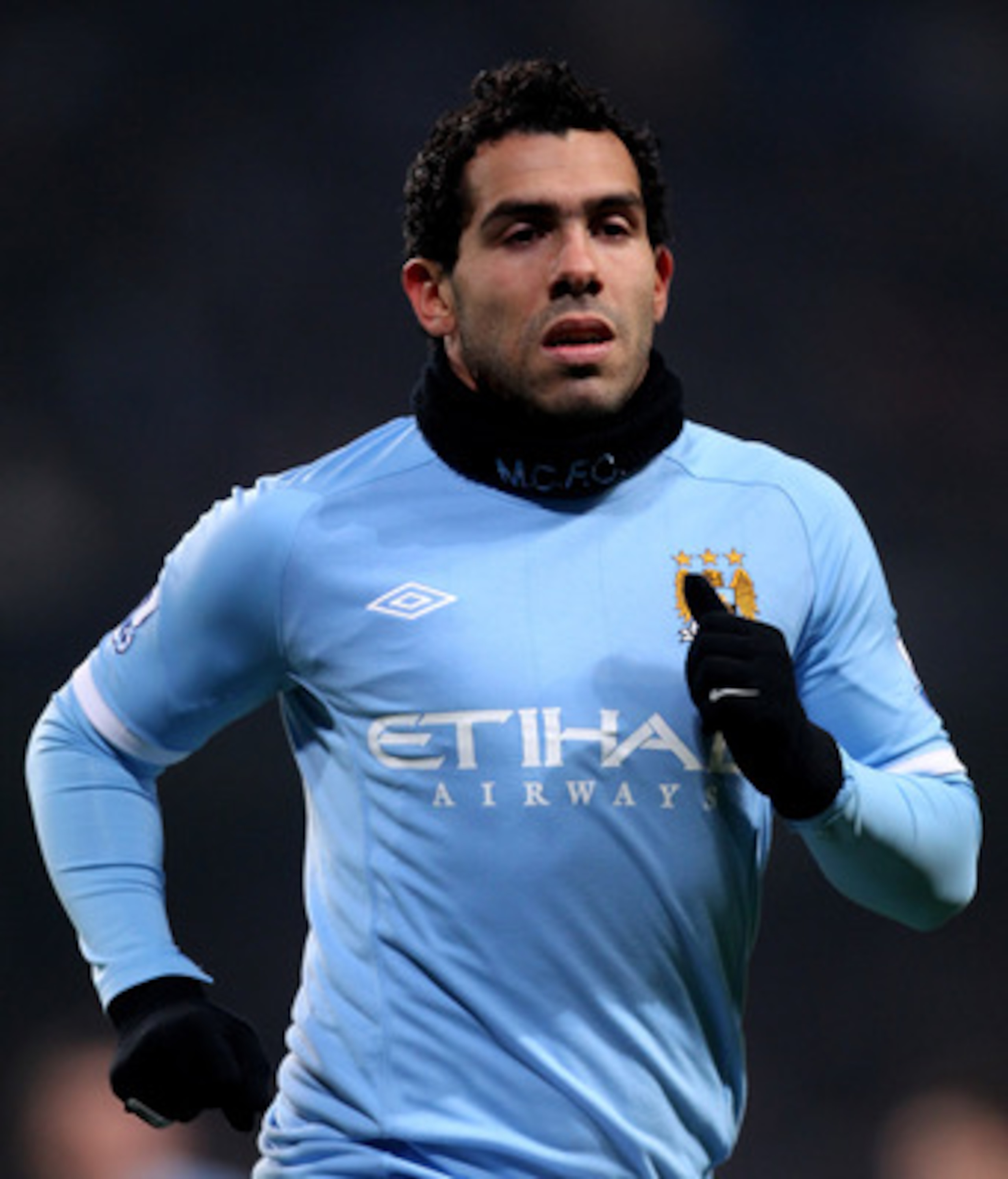MANCHESTER, ENGLAND - MARCH 02:  Carlos Tevez of Manchester City in action during the FA Cup sponsored by E.On Fifth Round match between Manchester City and Aston Villa at the City of Manchester Stadium on March 2, 2011 in Manchester, England.  (Photo by 