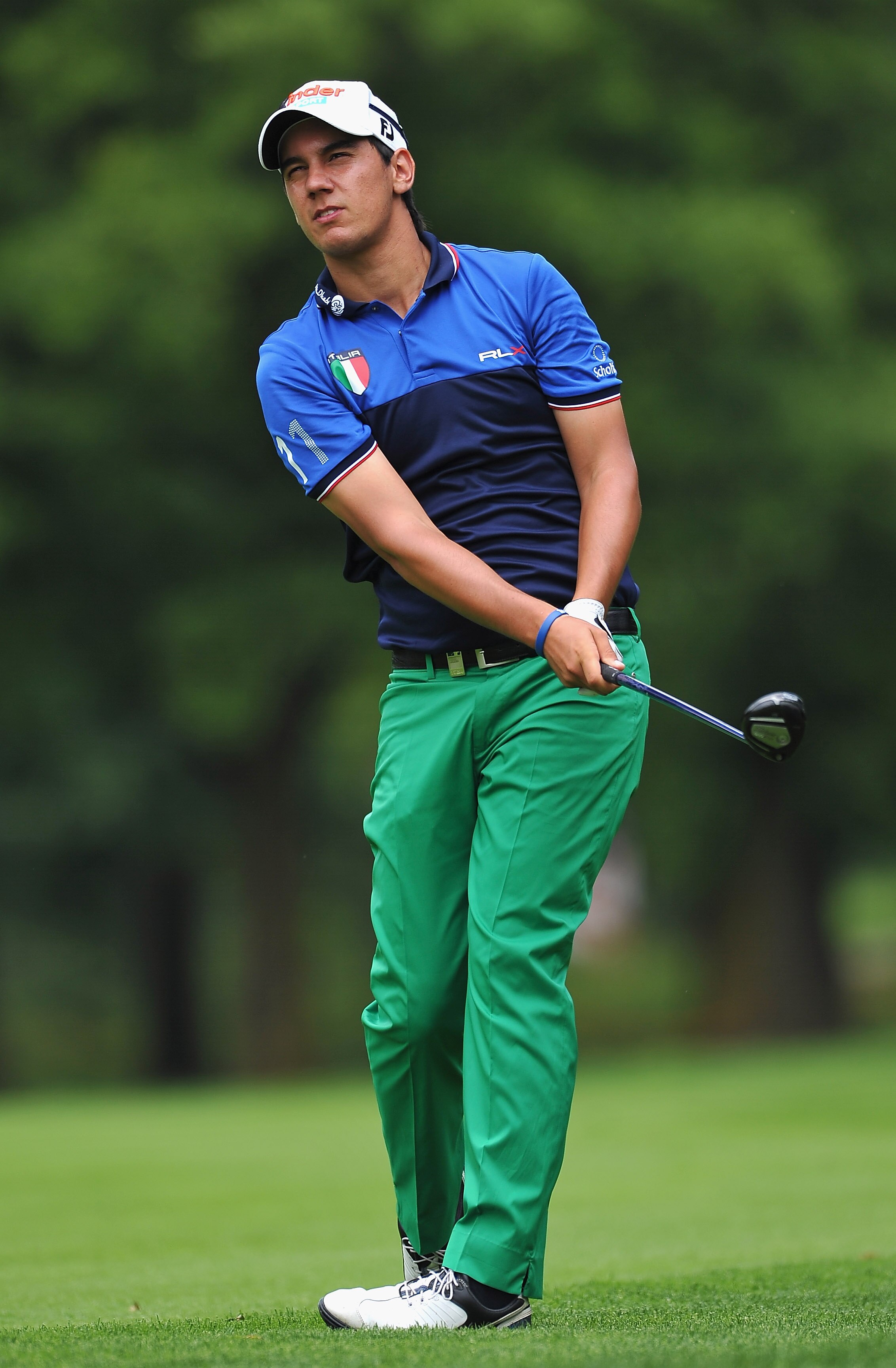 TURIN, ITALY - JUNE 12:  Matteo Manassero of Italy in action during the final round of  BMW Italian Open at Royal Park I Roveri on June 12, 2011 in Turin, Italy.  (Photo by Stuart Franklin/Getty Images)