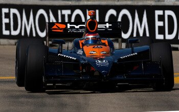 EDMONTON, AB - JULY 24:  Danica Patrick drives his #7 Boost Mobile Andretti Green Racing Dallara Honda during practice for the IRL IndyCar Series Rexall Edmonton Indy on July 24, 2009 at Edmonton City Centre Airport in Edmonton, Alberta, Canada.  (Photo b