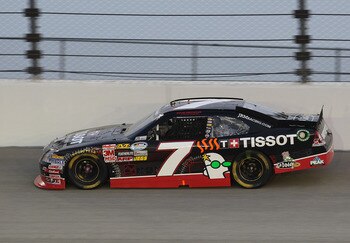 JOLIET, IL - JUNE 04:  Danica Patrick, driving the #7 Tissot/GoDaddy.com Chevrolet, drives during the NASCAR Nationwide Series STP 300 at Chicagoland Speedway on June 4, 2011 in Joliet, Illinois.  (Photo by Jonathan Daniel/Getty Images)